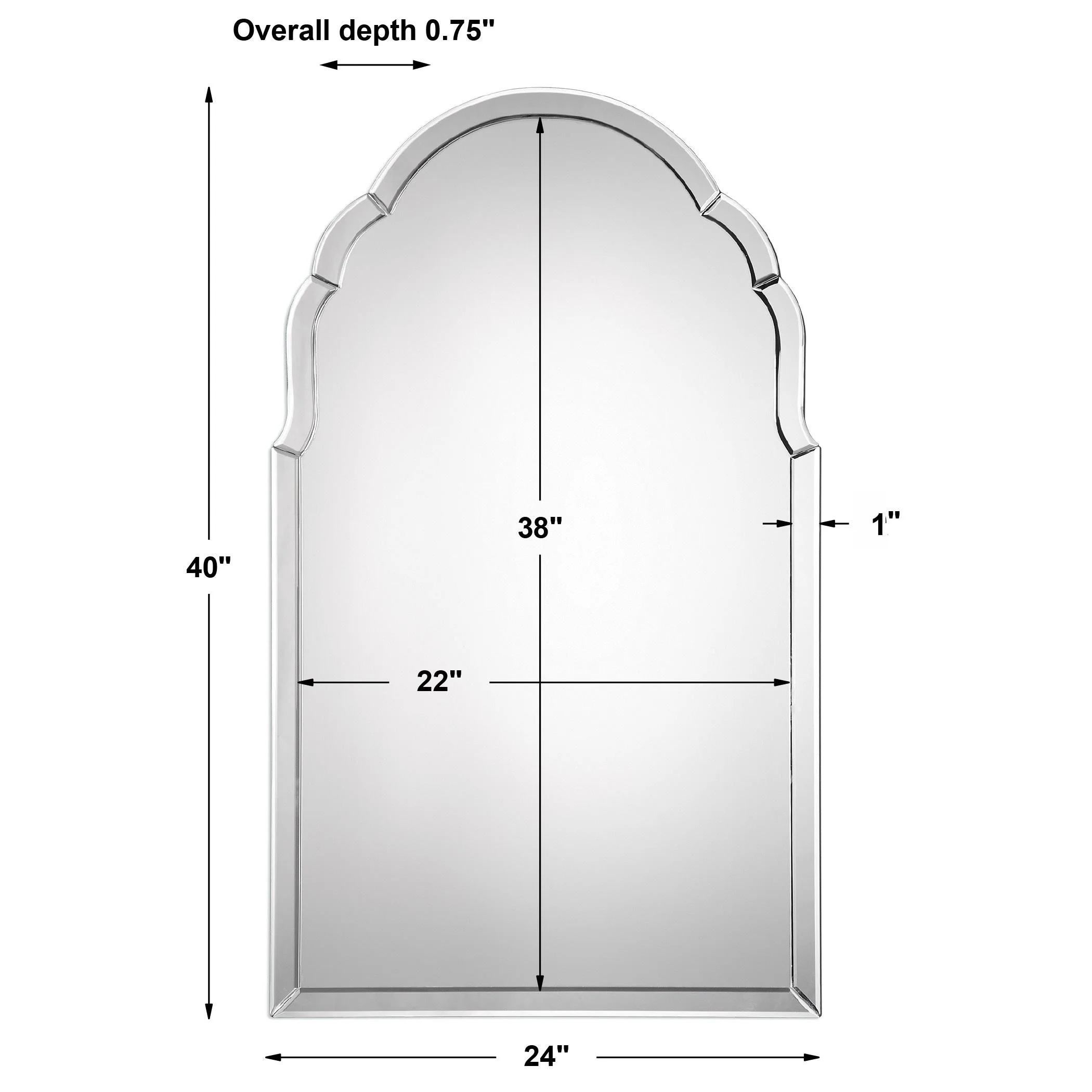Brayden Frameless Mirror - Image 6