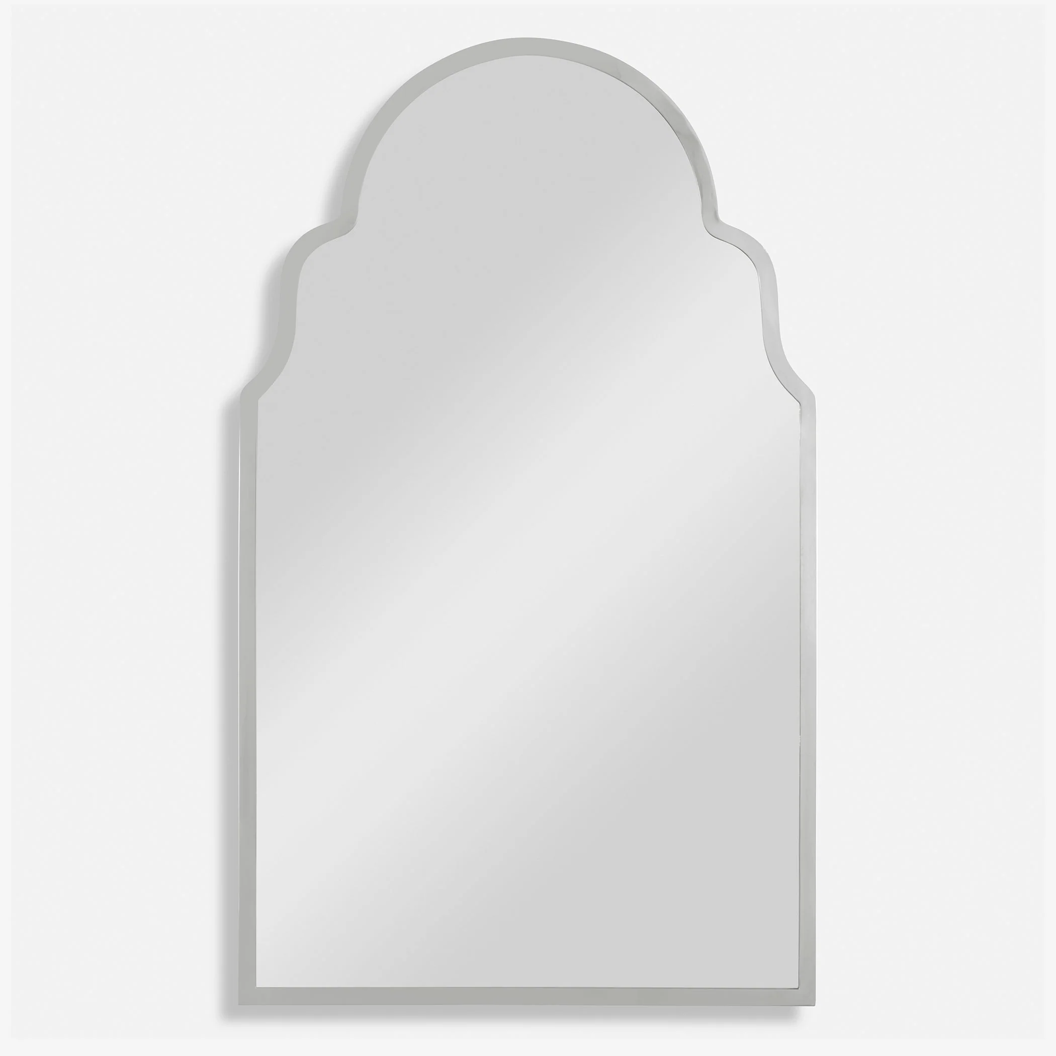 Brayden Nickel Arch Mirror - Image 2