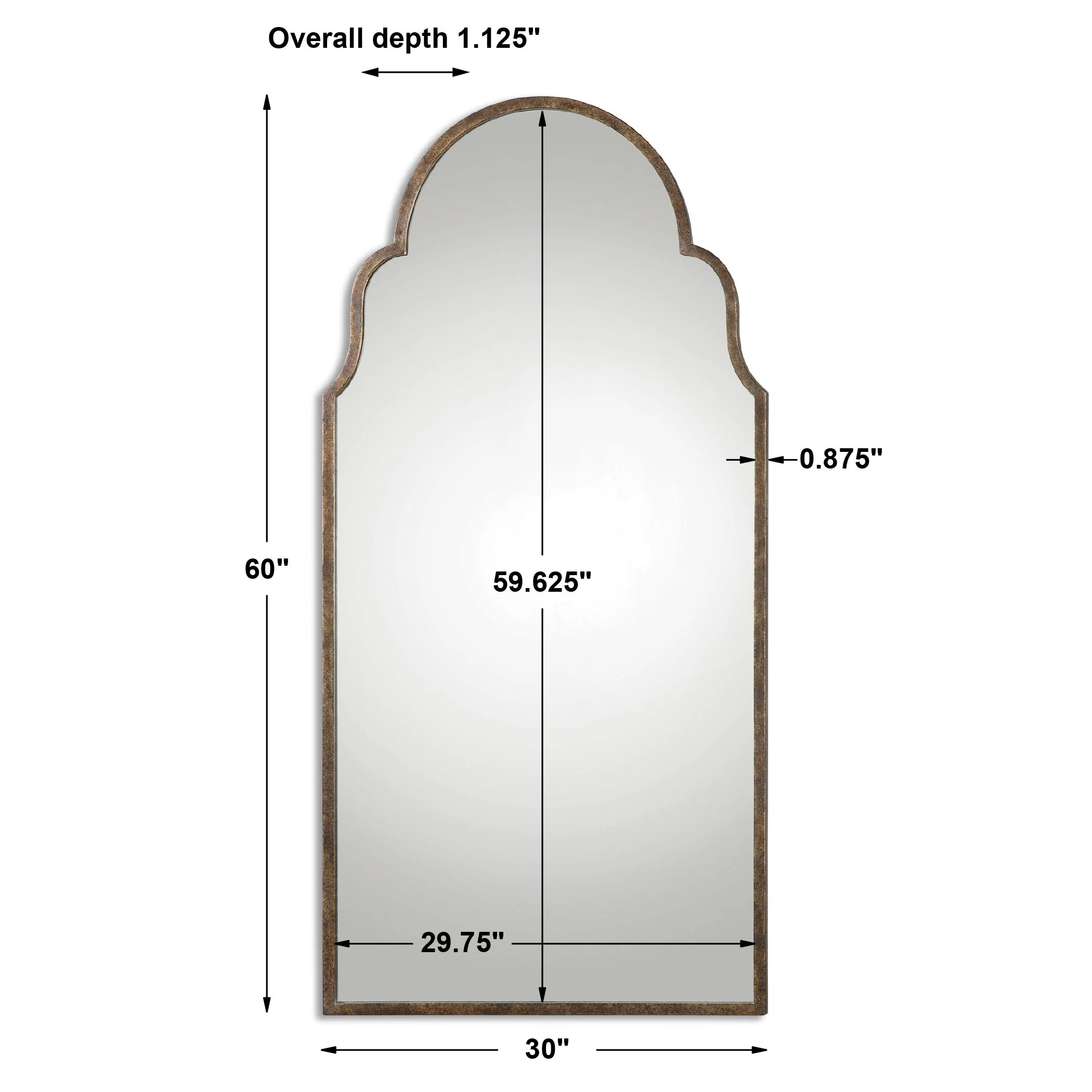 Brayden Tall Arch Mirror - Image 4