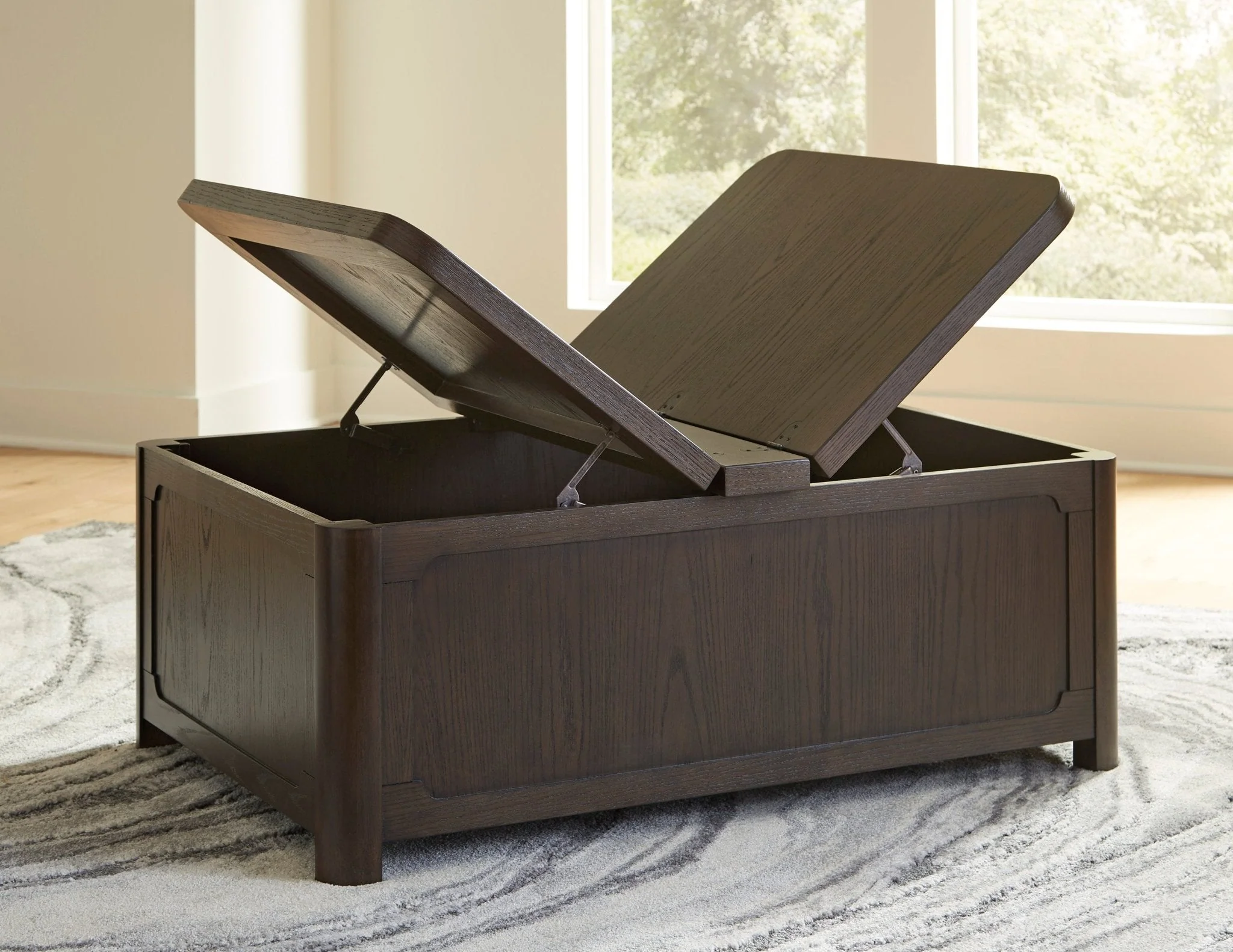 Breckington Cocktail Table with Storage - Image 5