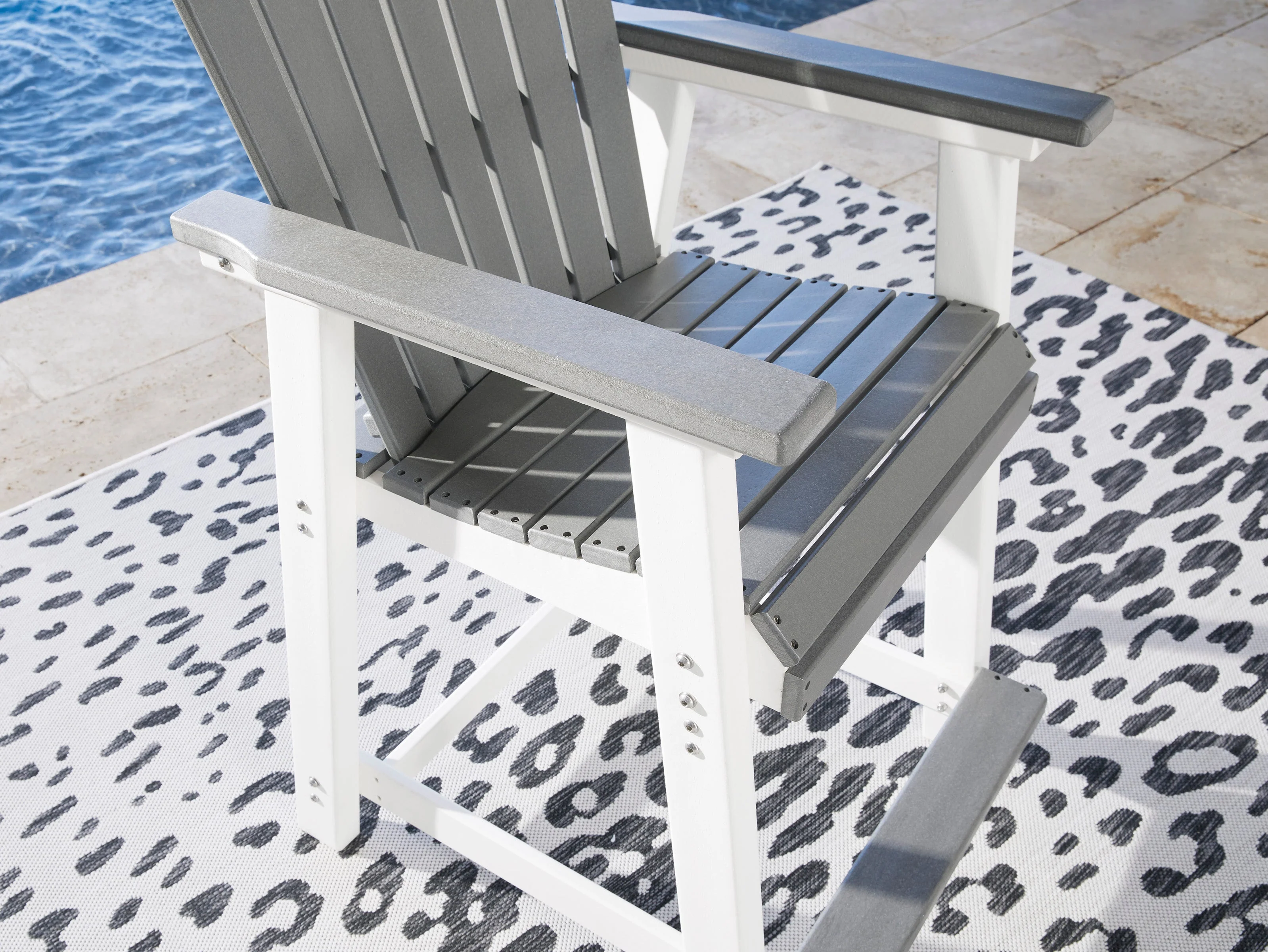 Transville Outdoor Counter Height Bar Stool (Set of 2) - Image 3