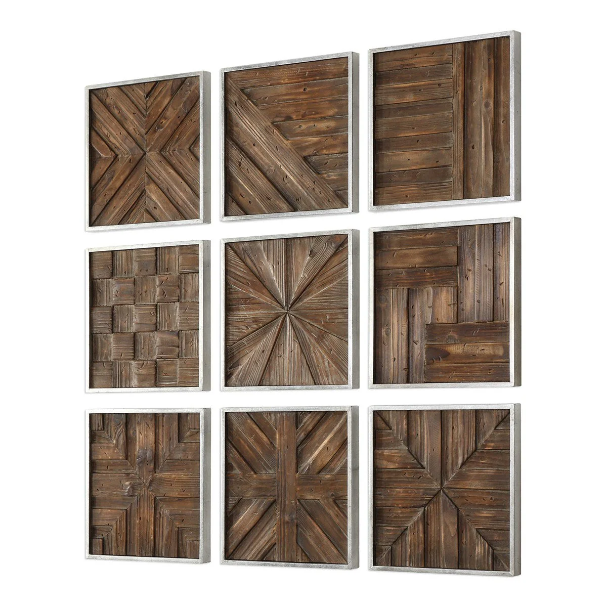 Bryndle Squares Wood Wall Decor, S/9 - Image 3
