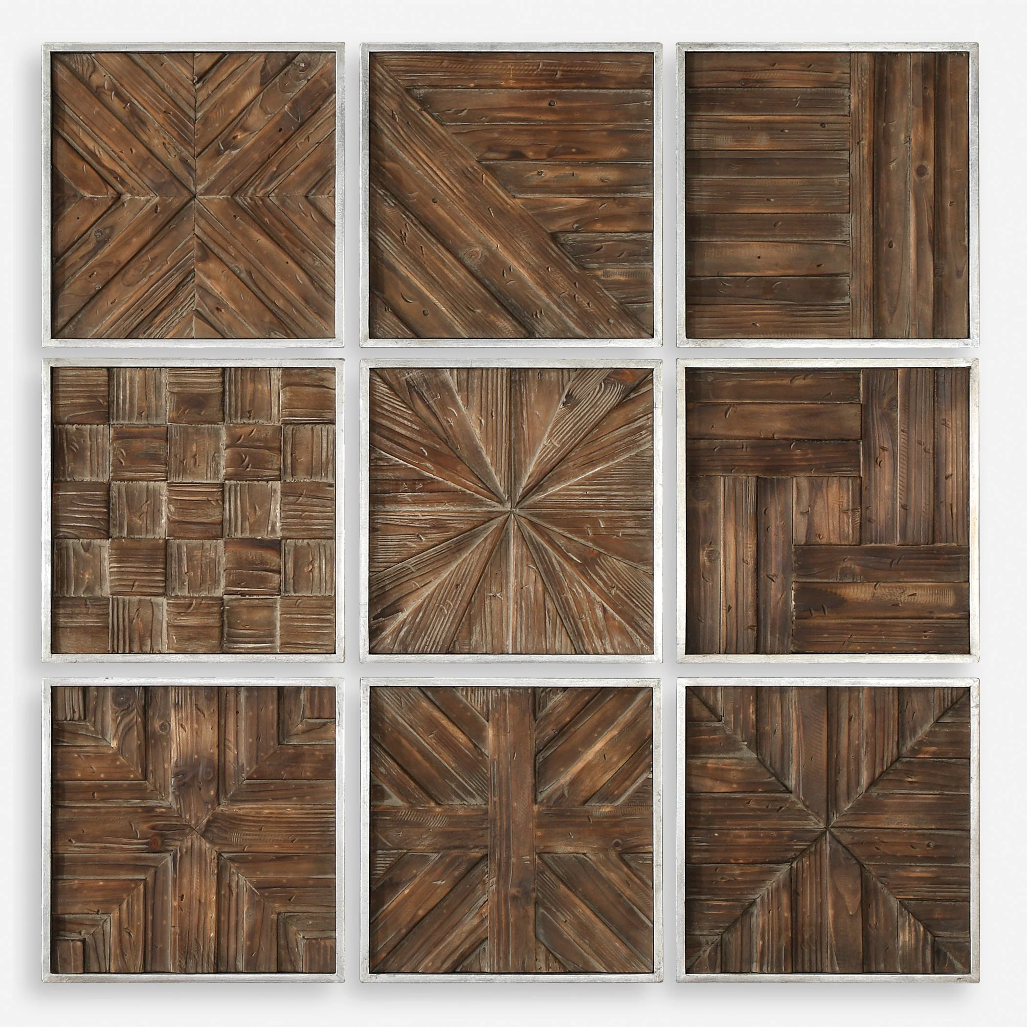 Bryndle Squares Wood Wall Decor, S/9 - Image 5