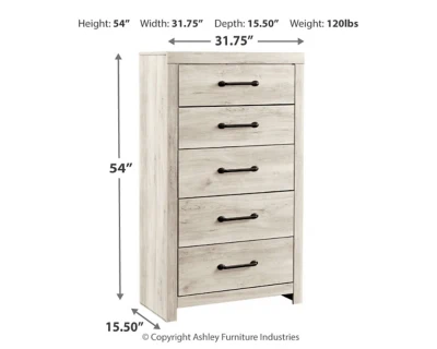 Ashley Homestore |FIVE DRAWER CHEST B192-46 - Image 4