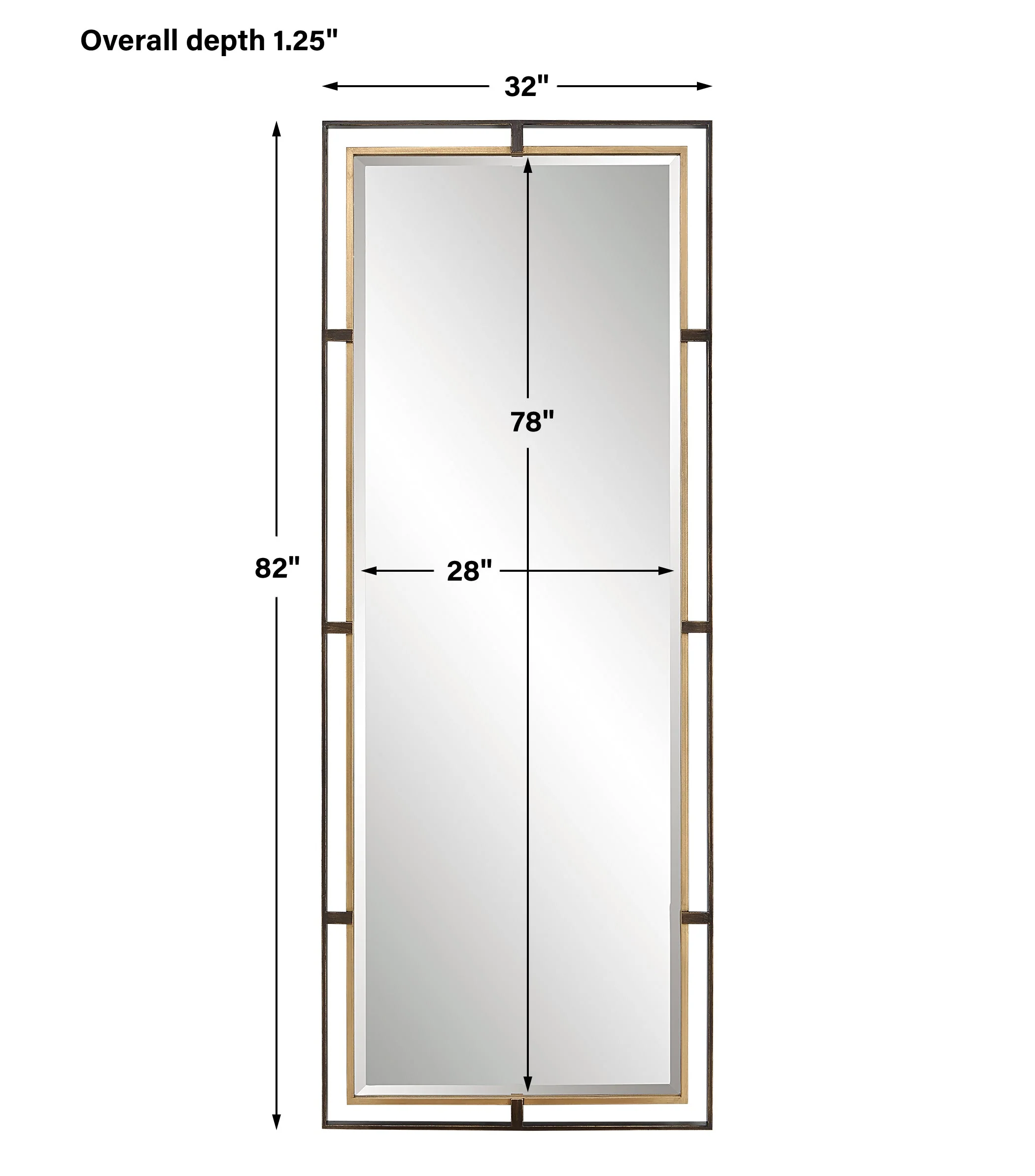 Carrizo Tall Mirror - Image 3