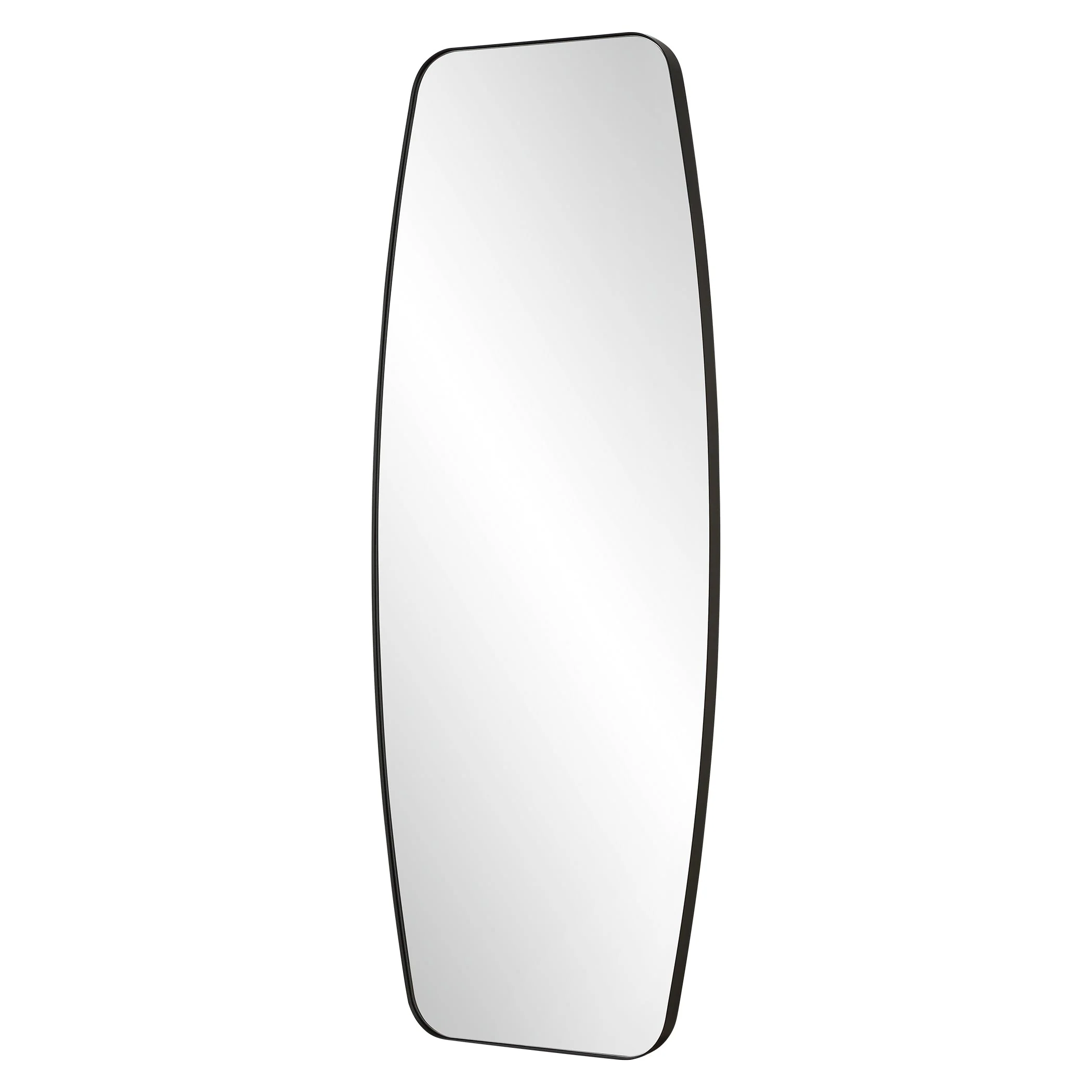 Caspian Curved Black Dressing Mirror - Image 5