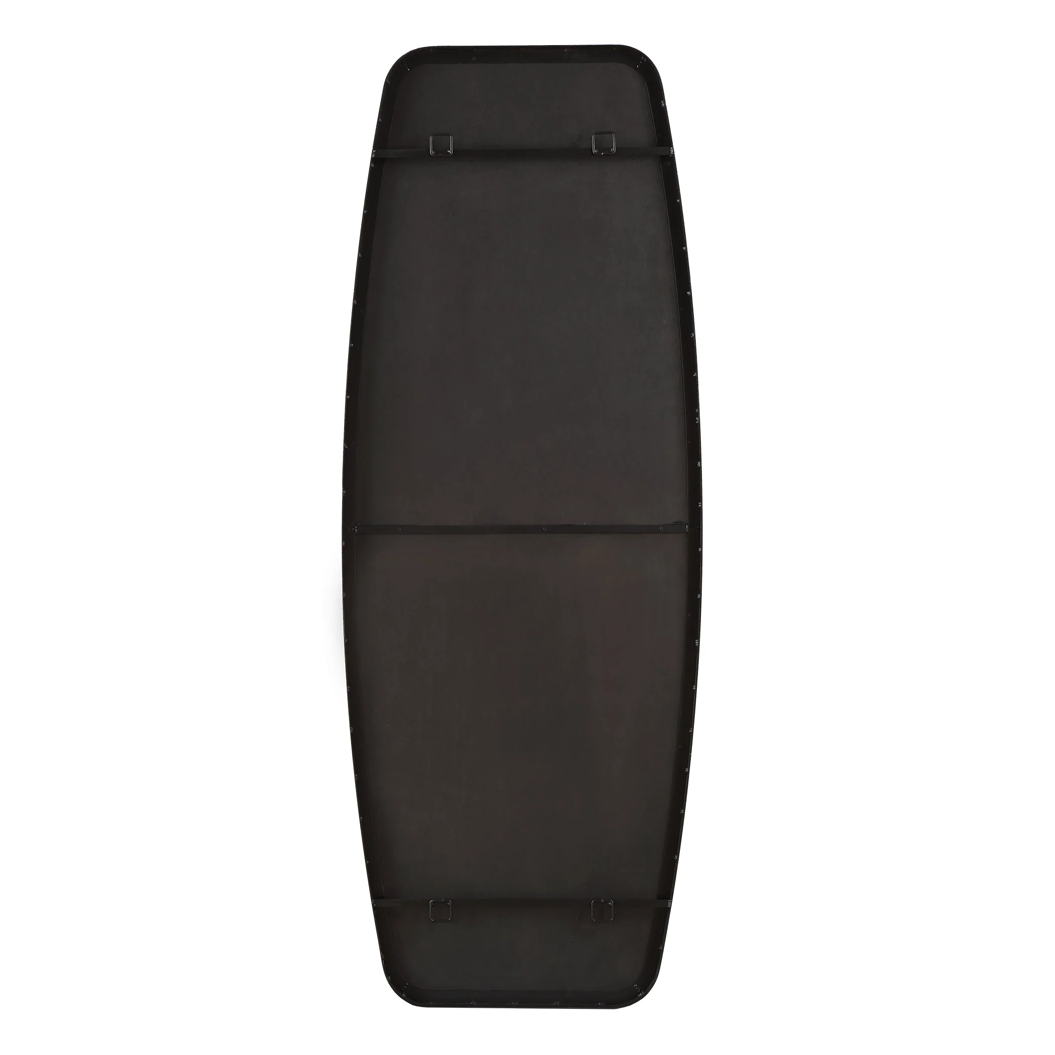 Caspian Curved Black Dressing Mirror - Image 7