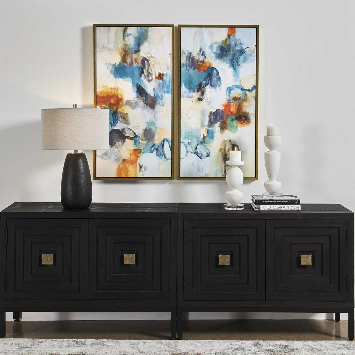 Casual Moments Framed Canvases, S/2 - Image 2