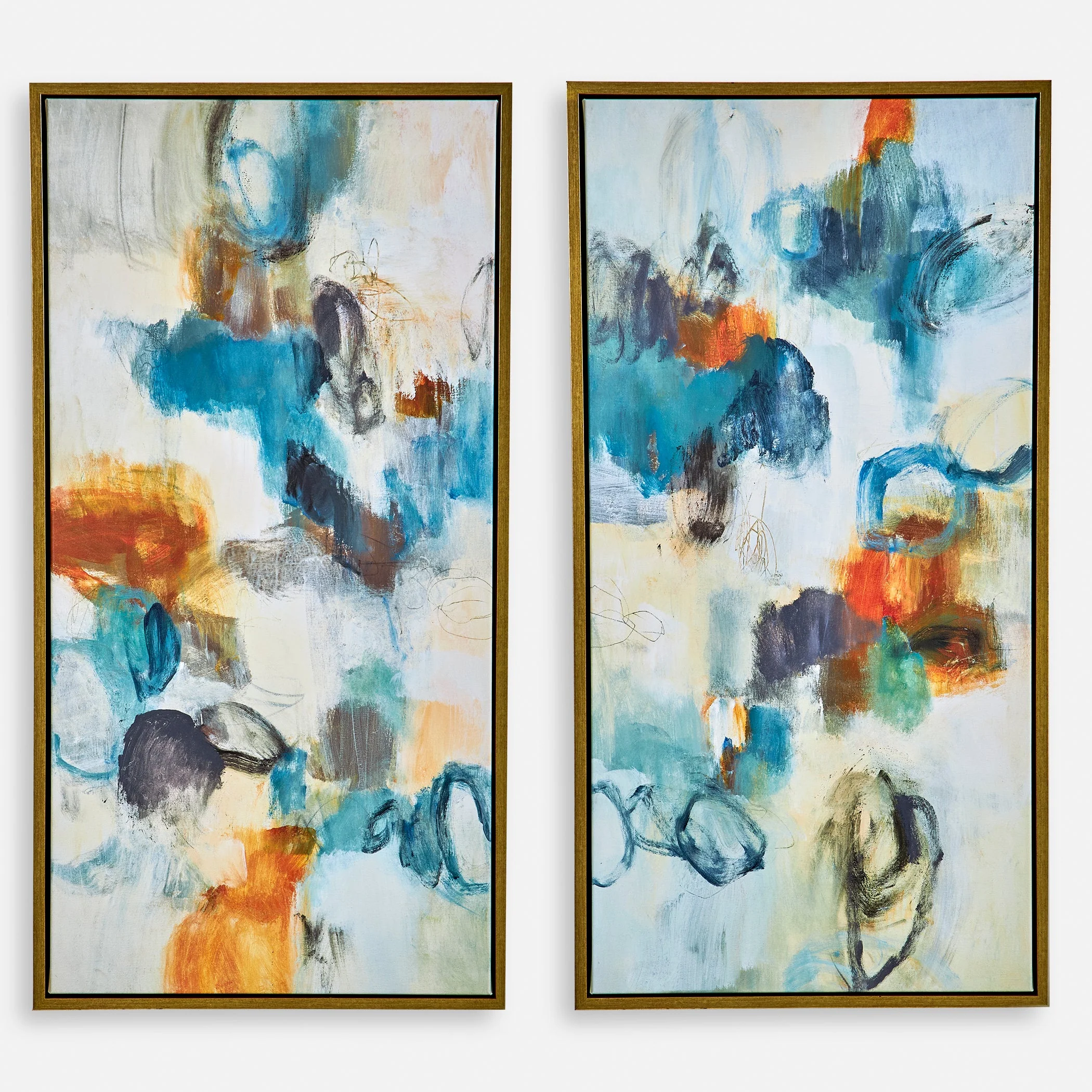 Casual Moments Framed Canvases, S/2 - Image 4