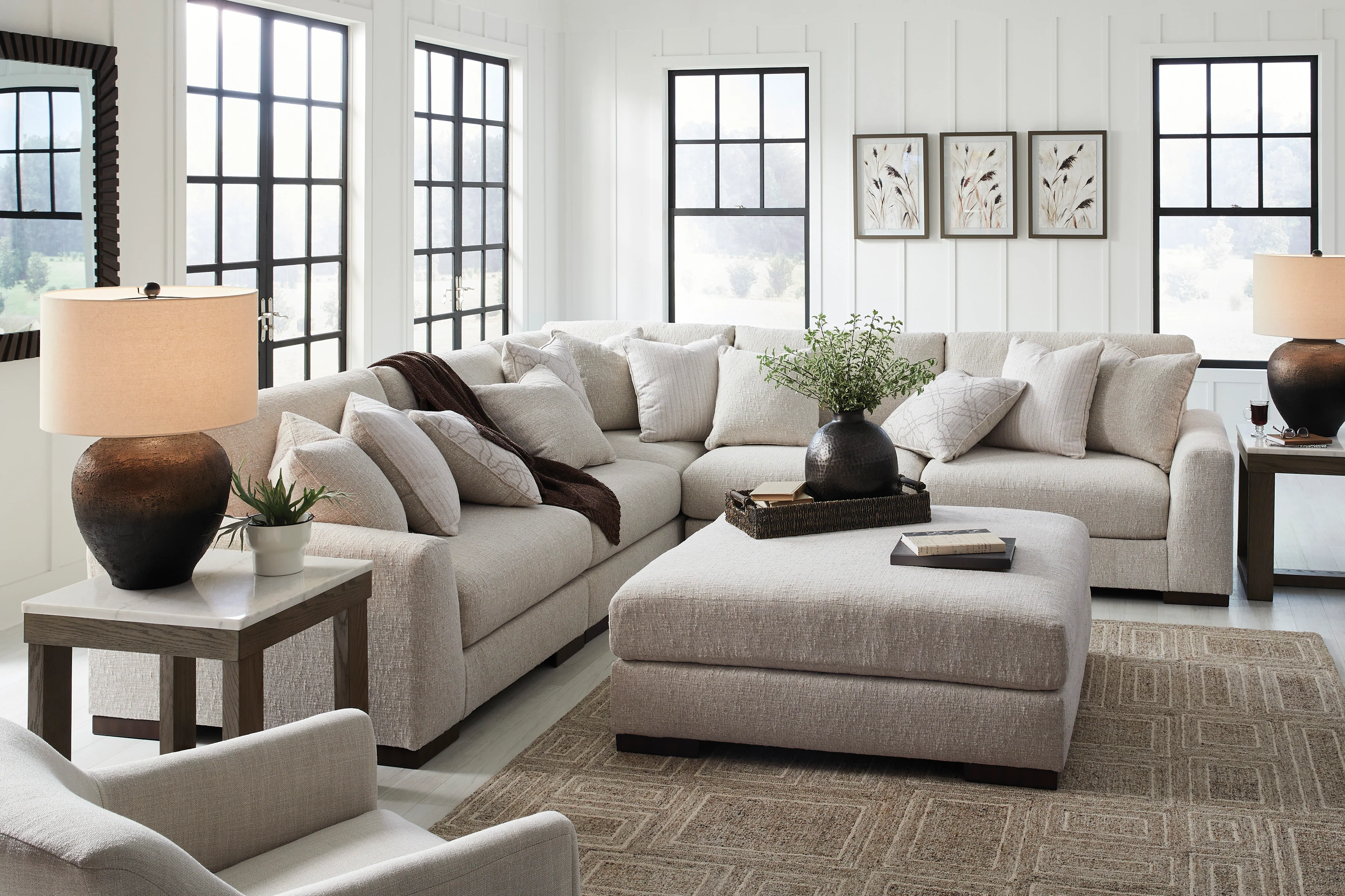 Cavella  Oversized Ottoman|Ashley Homestore - Image 4
