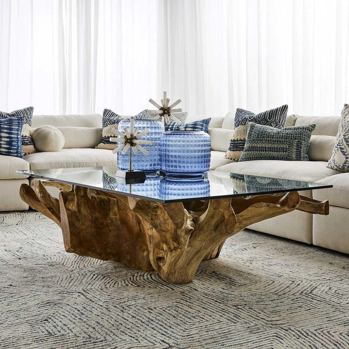 Center Root Coffee Table, 2 Cartons