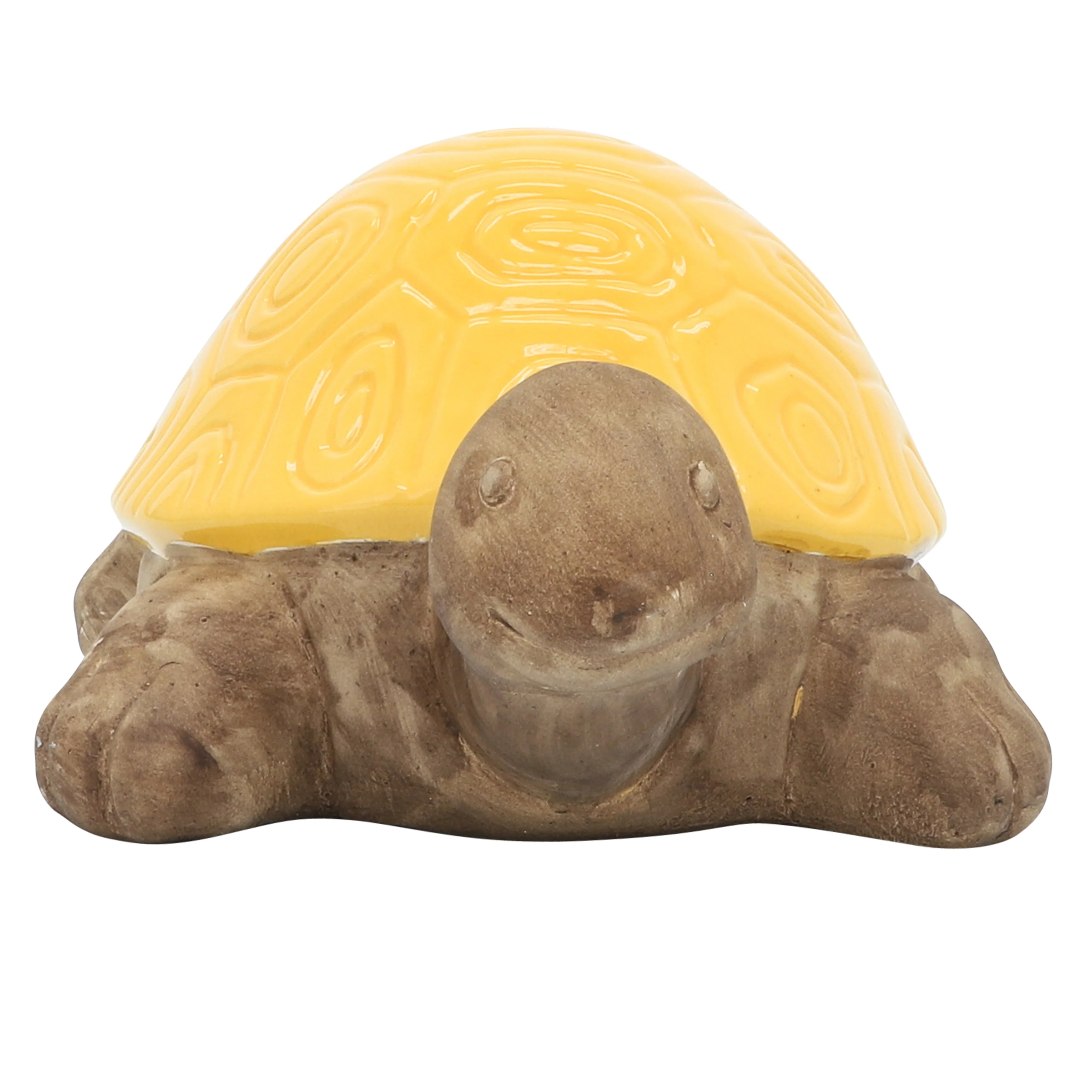 Cer, 13" Tortoise Deco, Yellow - Image 10