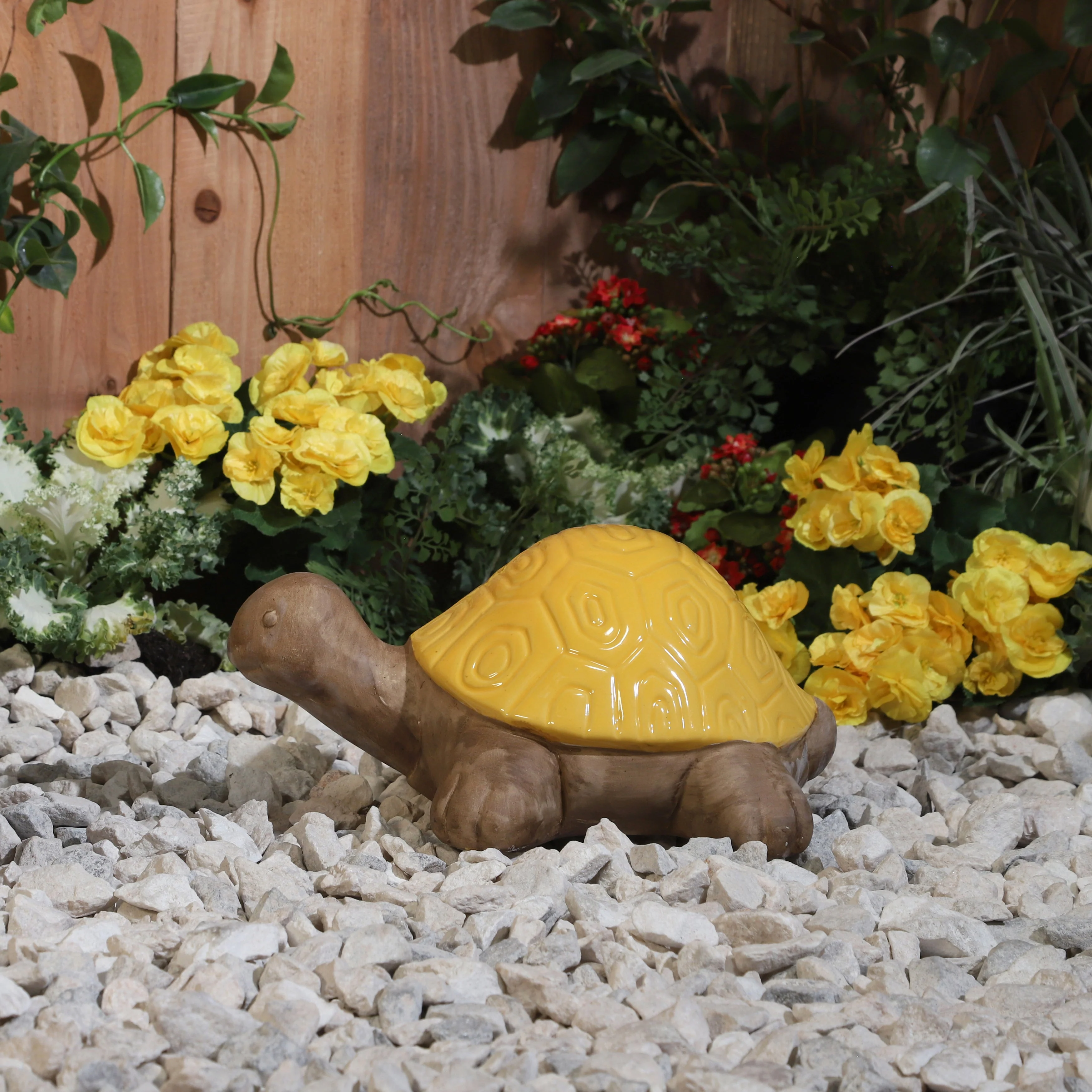 Cer, 13" Tortoise Deco, Yellow - Image 12
