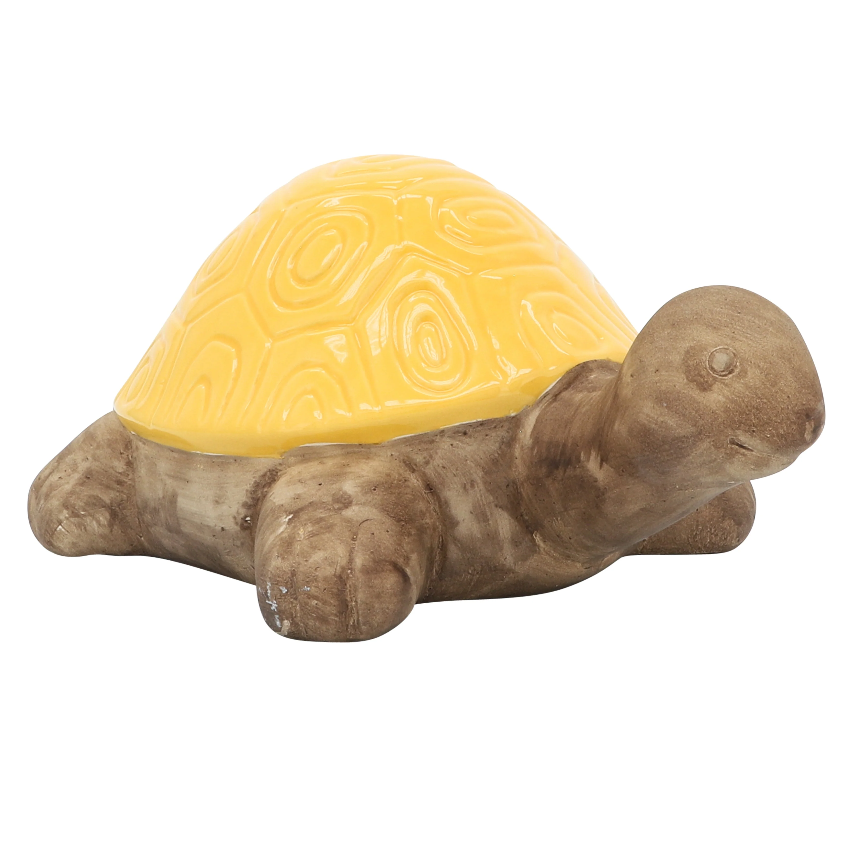 Cer, 13" Tortoise Deco, Yellow - Image 7