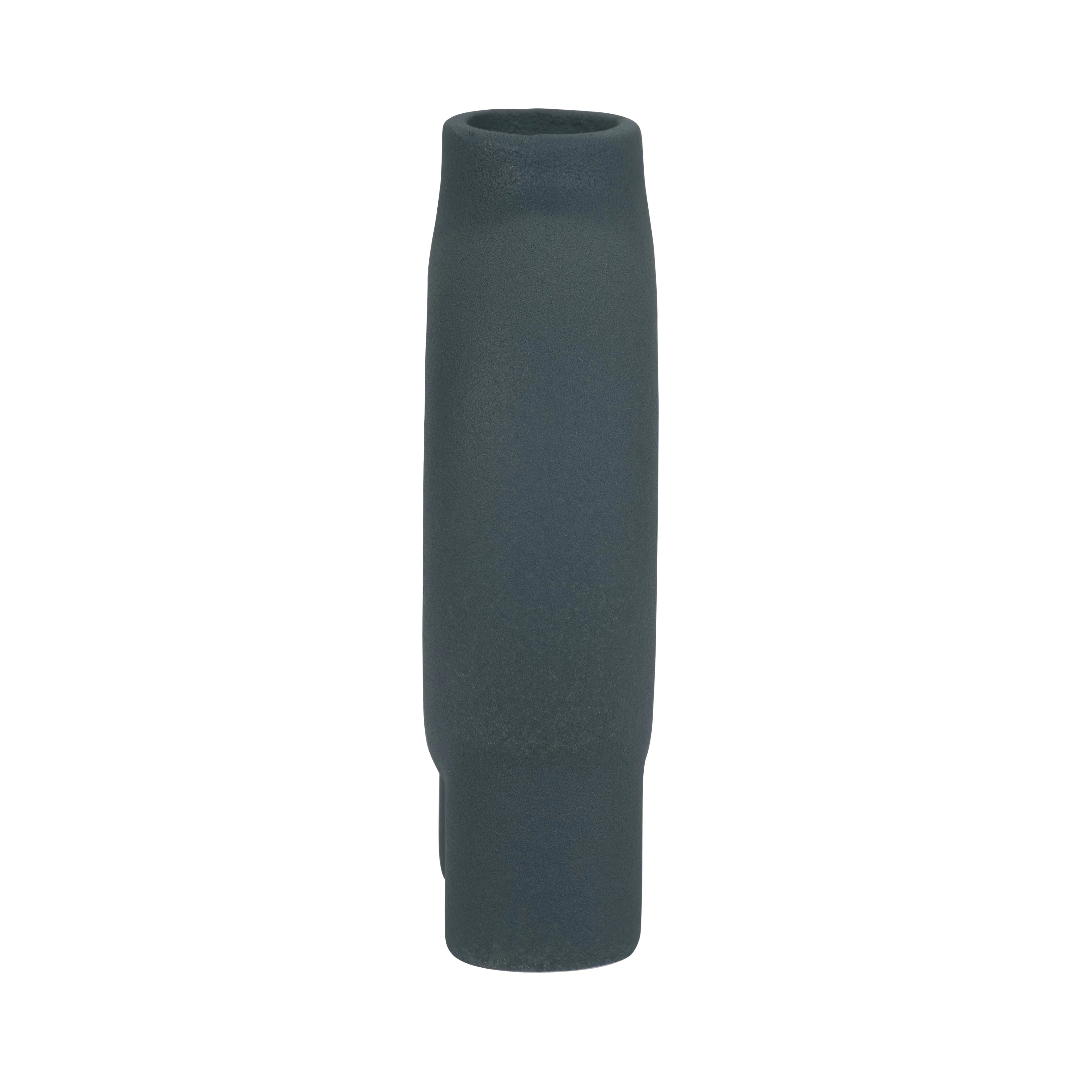 Cer, 7" Donut Footed Vase, Teal - Image 13