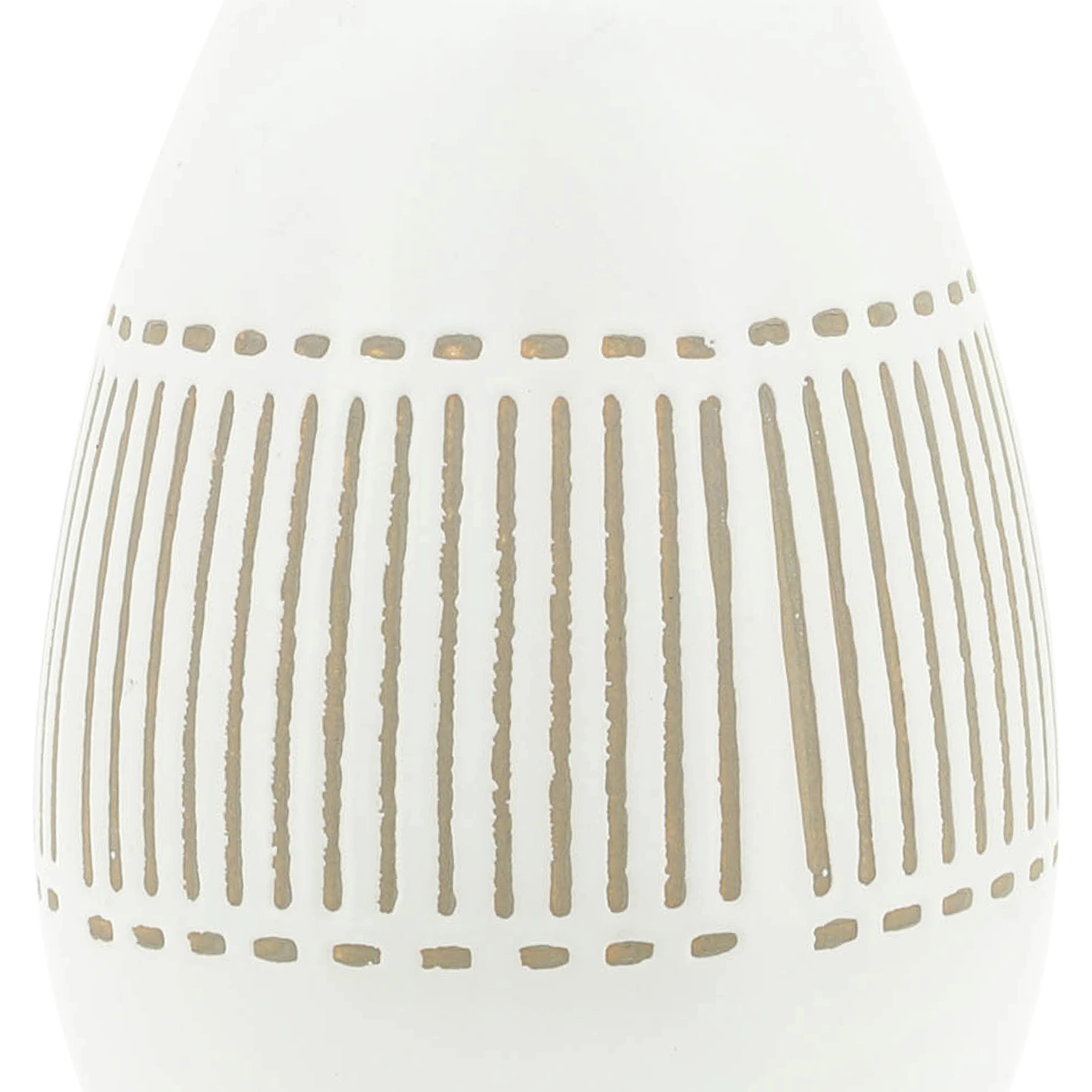 CER, 8"H AZTEC VASE, GRAY - Image 7