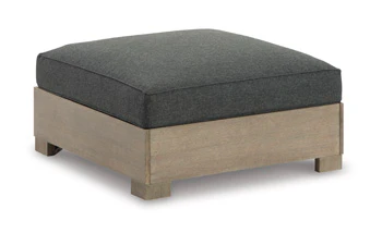 Citrine Park Outdoor Ottoman with Cushion - Image 4