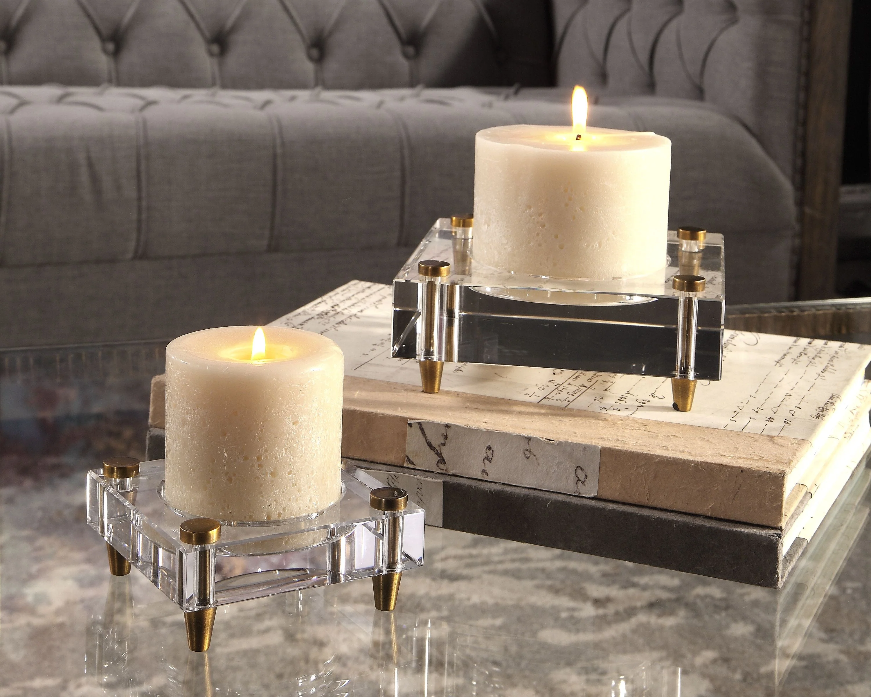 Claire Candleholders, S/2 - Image 6