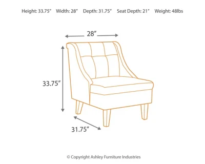 Clarinda Accent Chair - Image 4