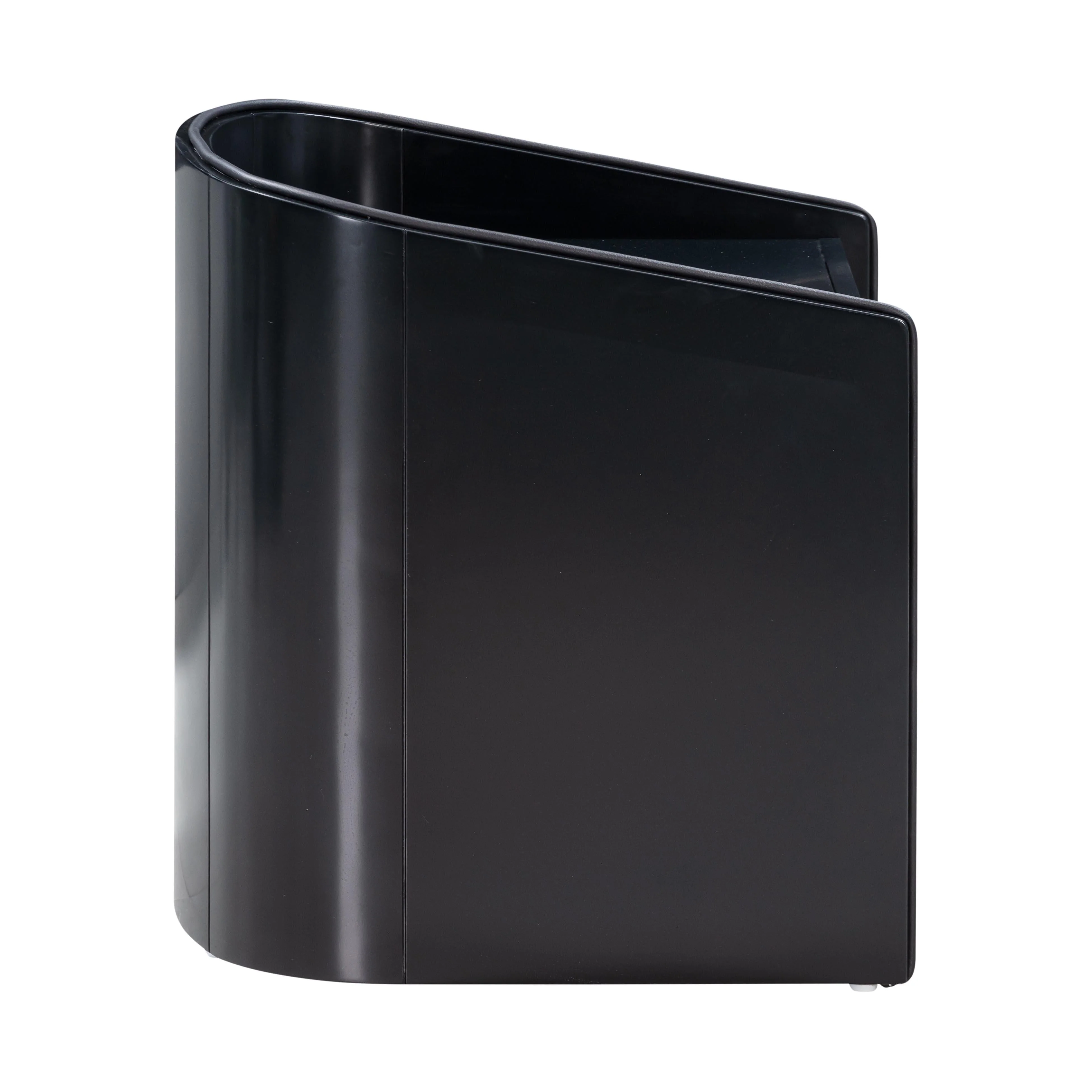 Collins Black Lacquer Nightstand - Image 4