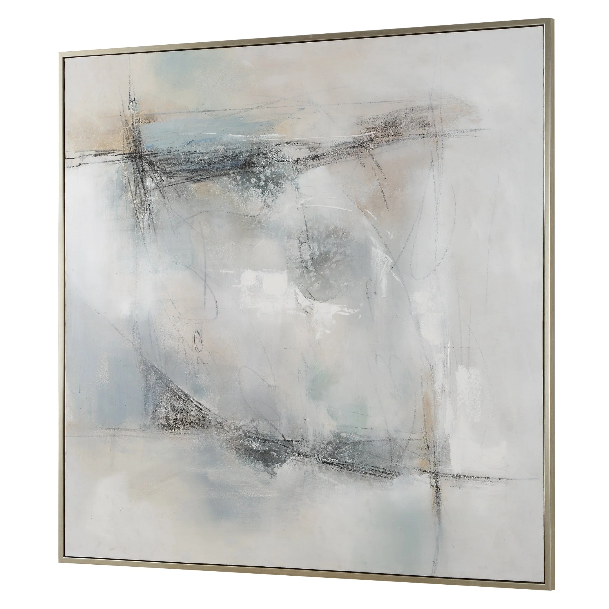 Contort Hand Painted Abstract Art - Image 4
