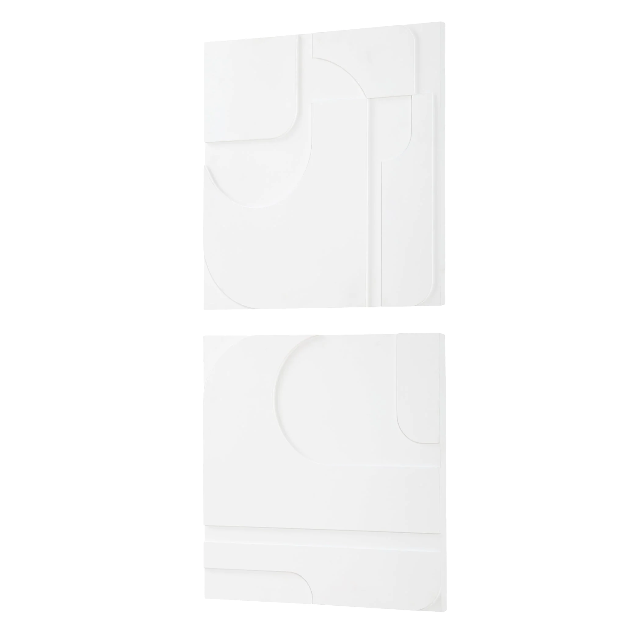 Contours White Wall Decor, S/2 - Image 5