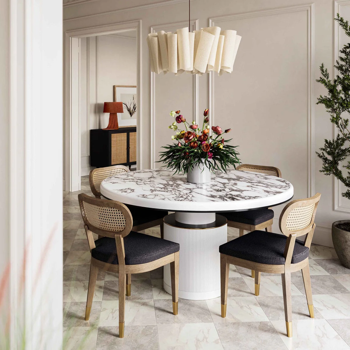 "Cosette Black Dining Chair " - Image 2