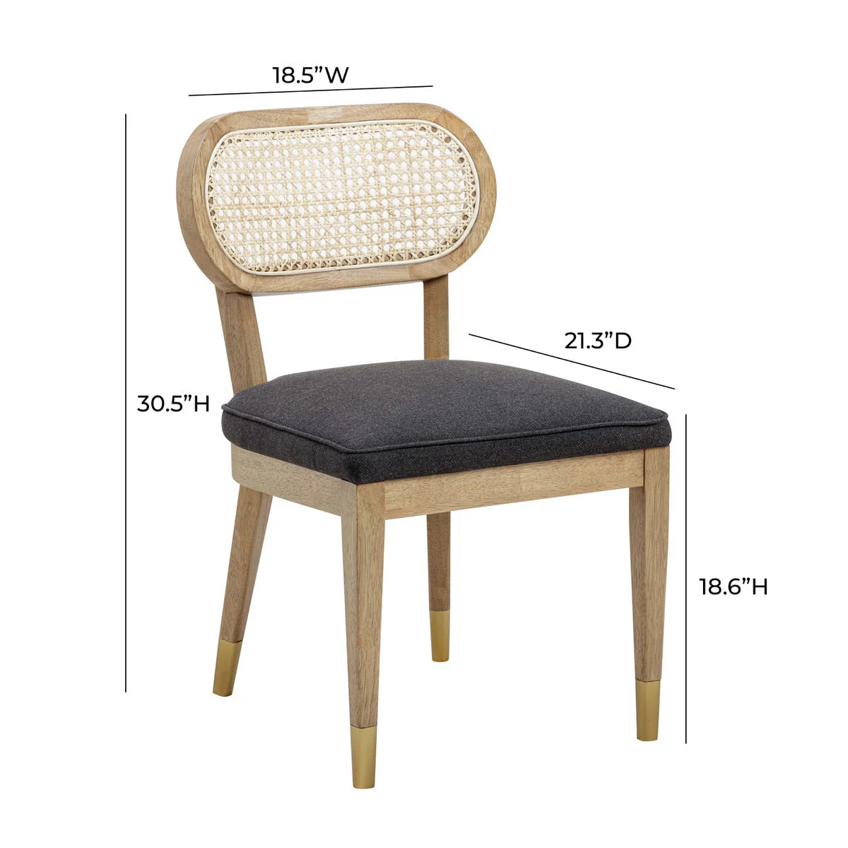 "Cosette Black Dining Chair " - Image 5
