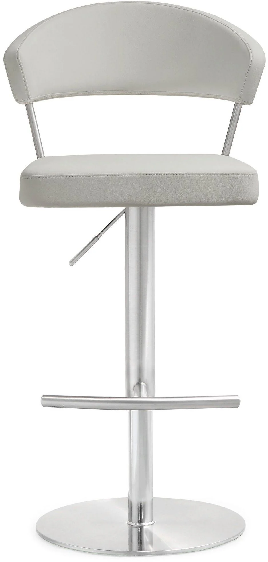 Cosmo Light Grey Steel Barstool - Image 4