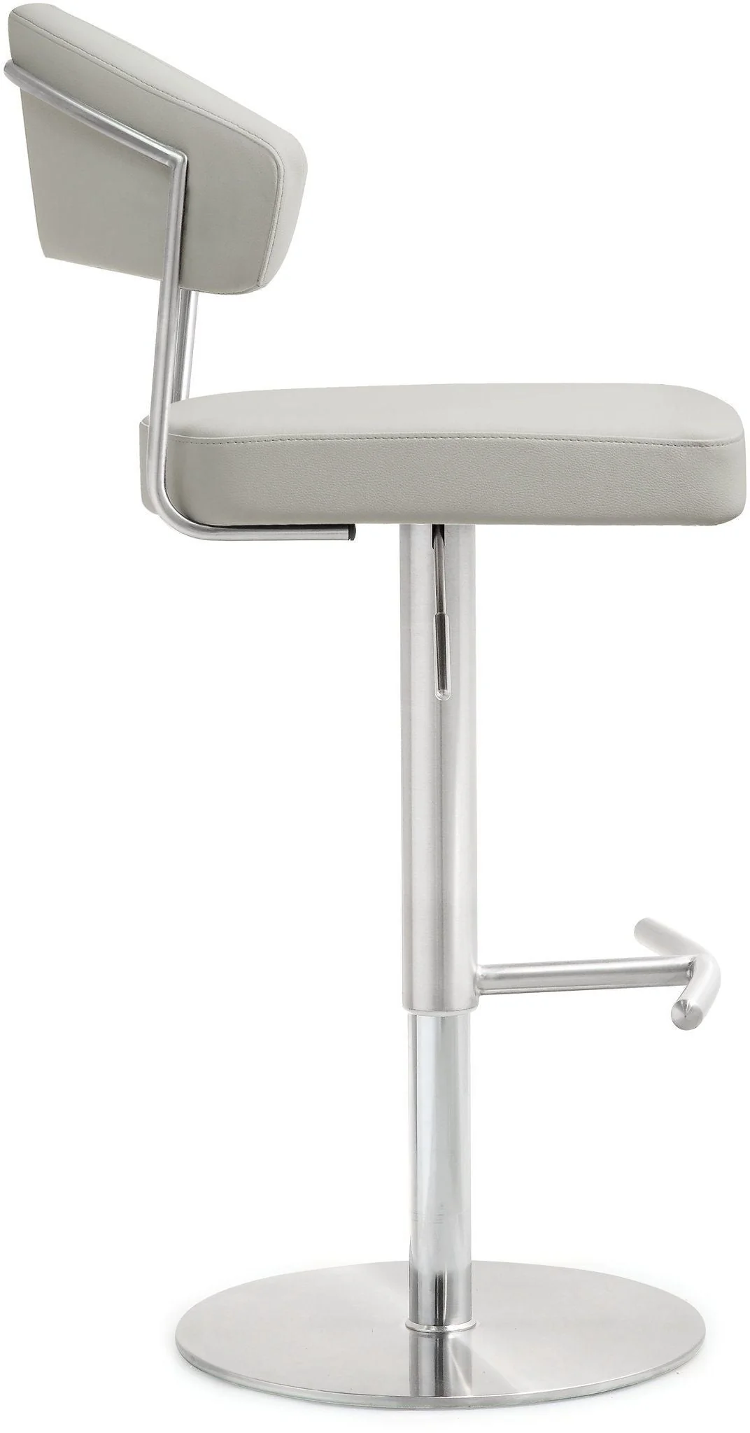 Cosmo Light Grey Steel Barstool - Image 5