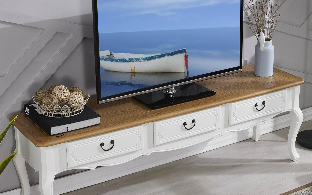 Coventry TV Cabinet 3 Drawers - Image 4