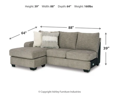 Creswell Left-Arm Facing Sofa Chaise - Image 3