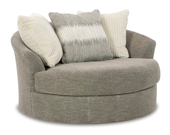 Creswell Oversized Swivel Accent Chair - Image 5