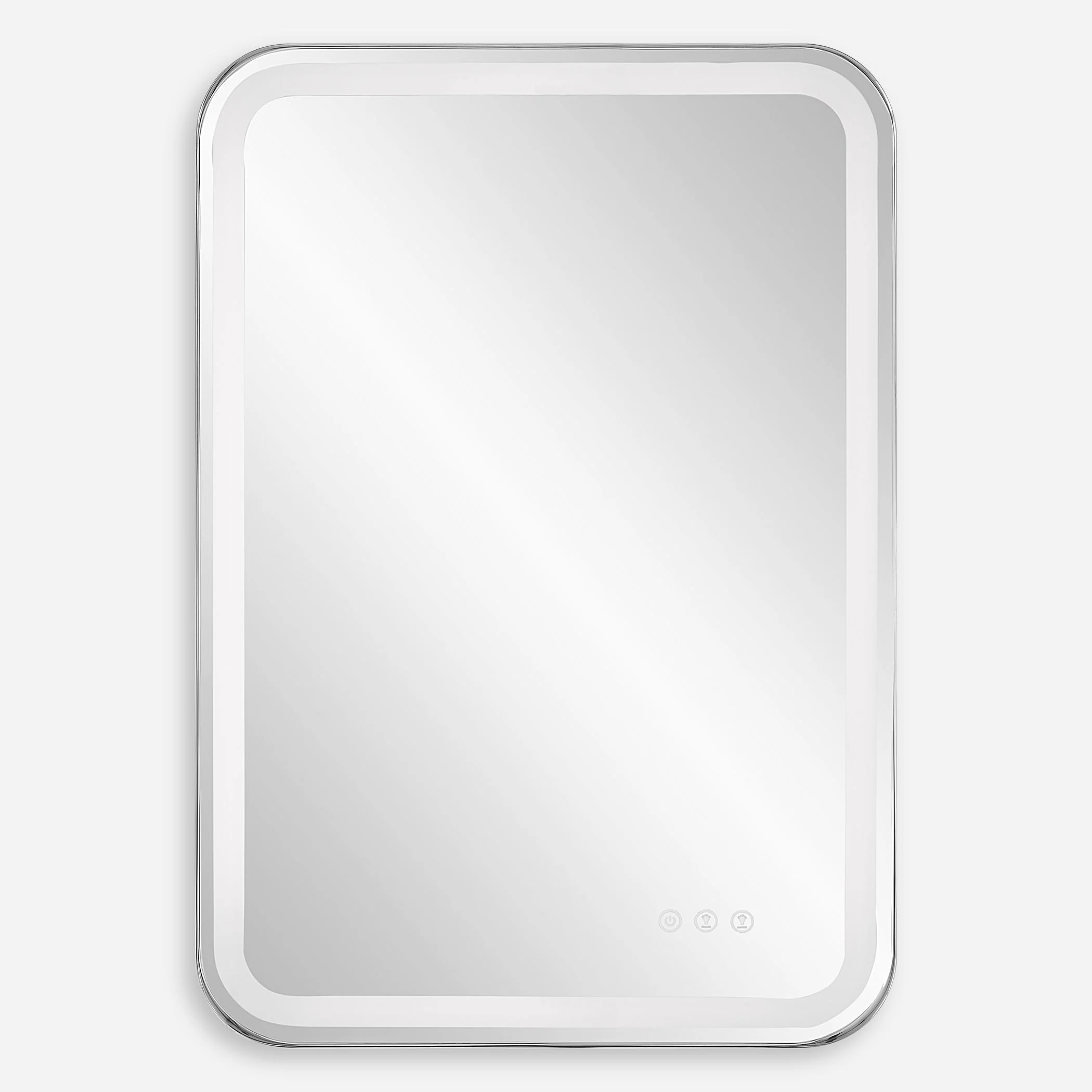 Crofton Lighted Vanity Mirror, Nickel - Image 4