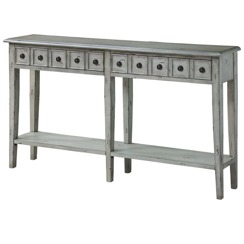 CVFZR2144 Newcastle Antique White Console( Crestview ) - Image 4