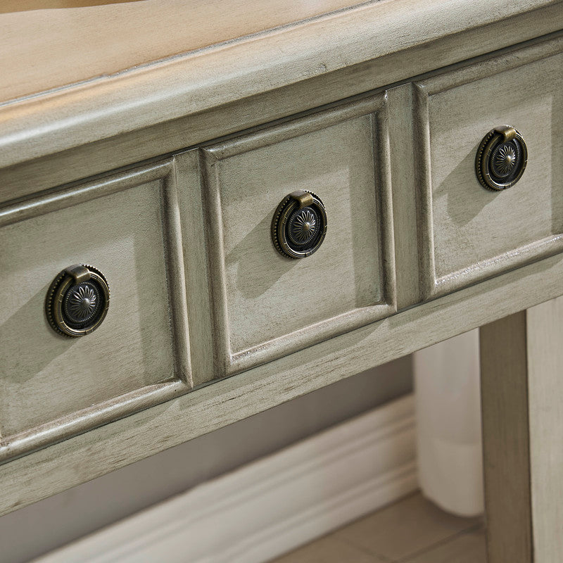 CVFZR2144 Newcastle Antique White Console( Crestview ) - Image 7