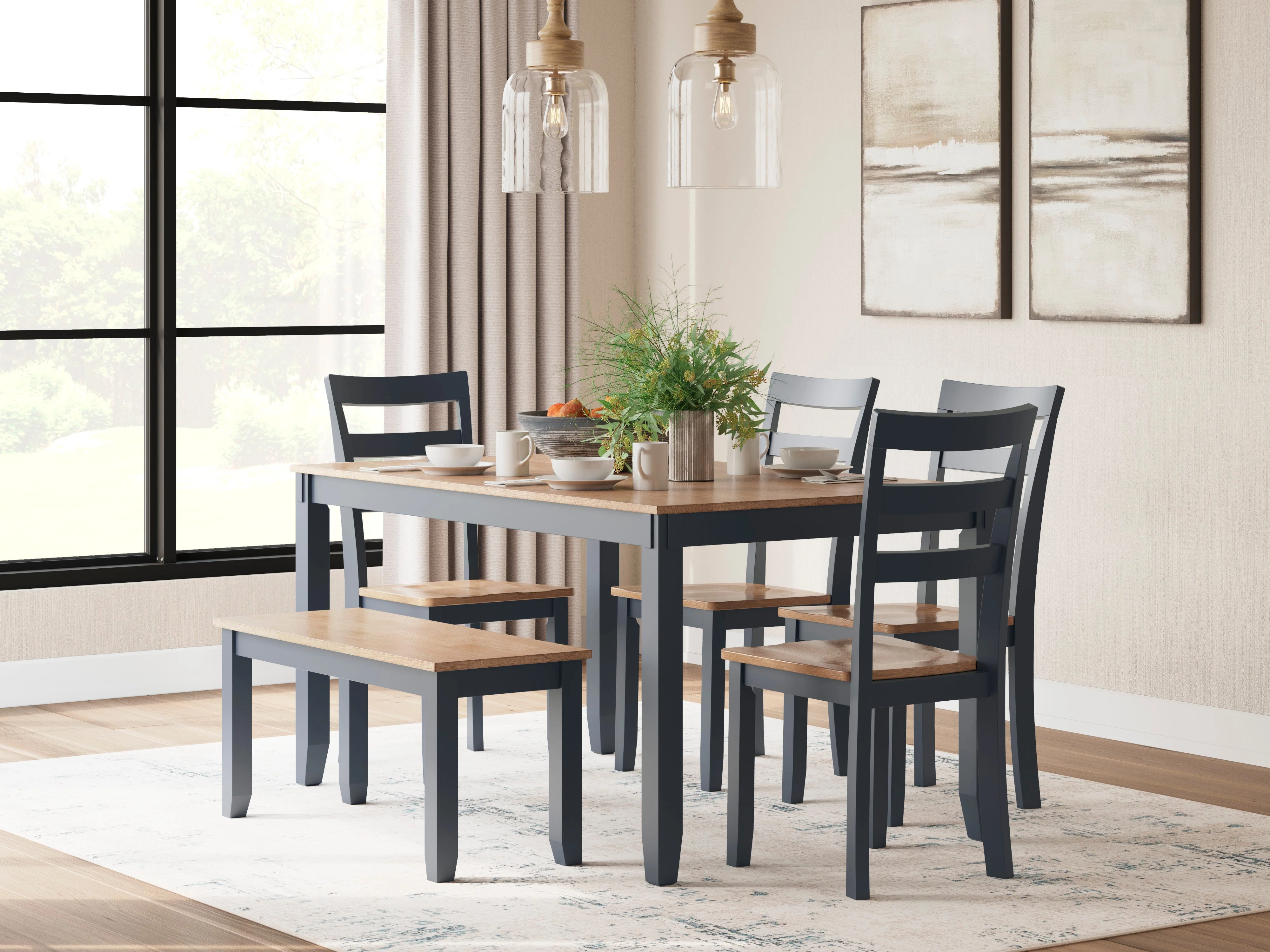 D399-325 Gesthaven Dining Room Table Set (6/CN) - Image 2