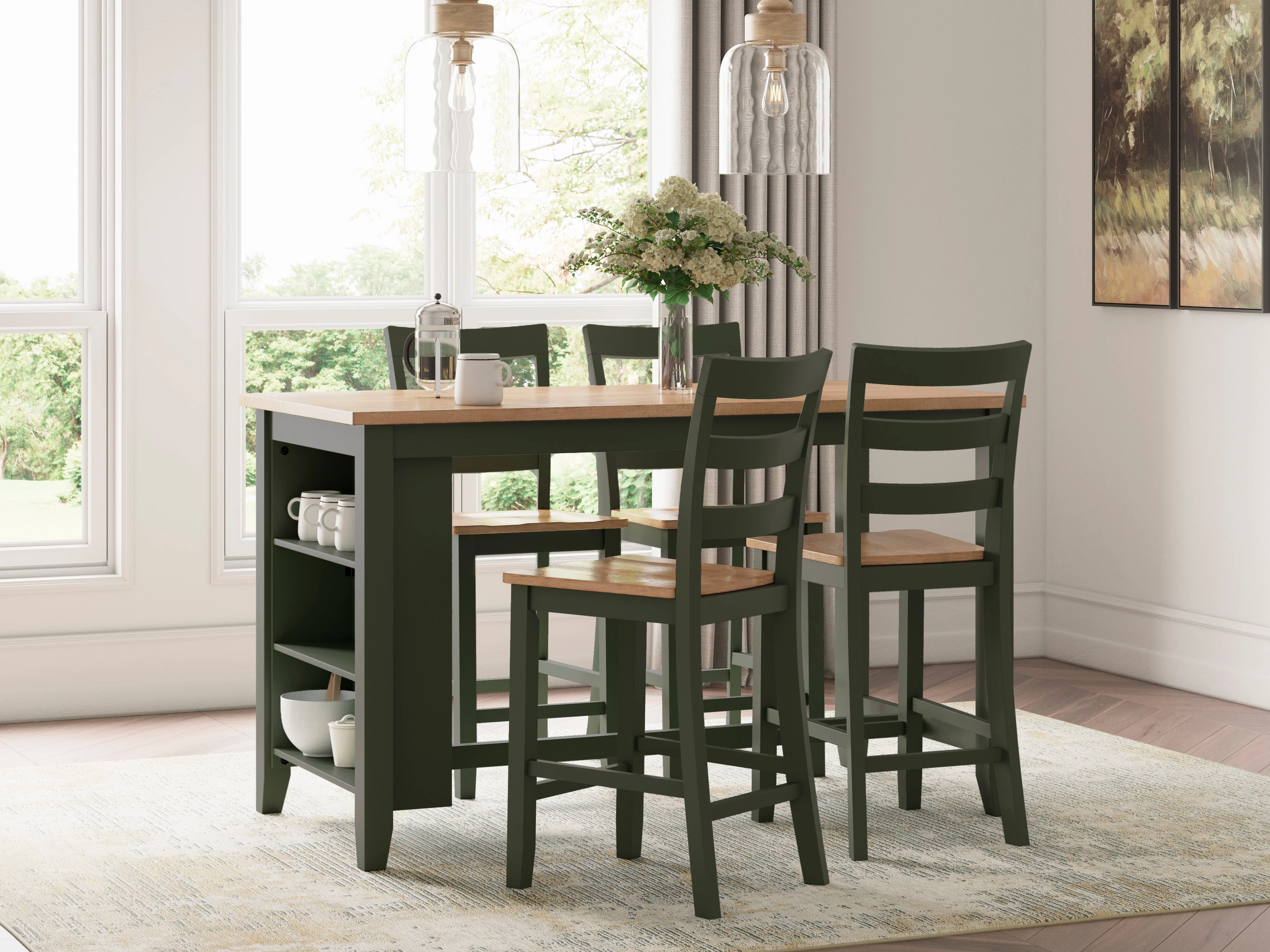 D401-13Set Gesthaven Counter Height Dining Room - Image 3