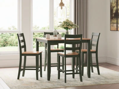 D401-223 Gesthaven Counter Height Dining Table and 4 Barstools (Set of 5) - Image 2
