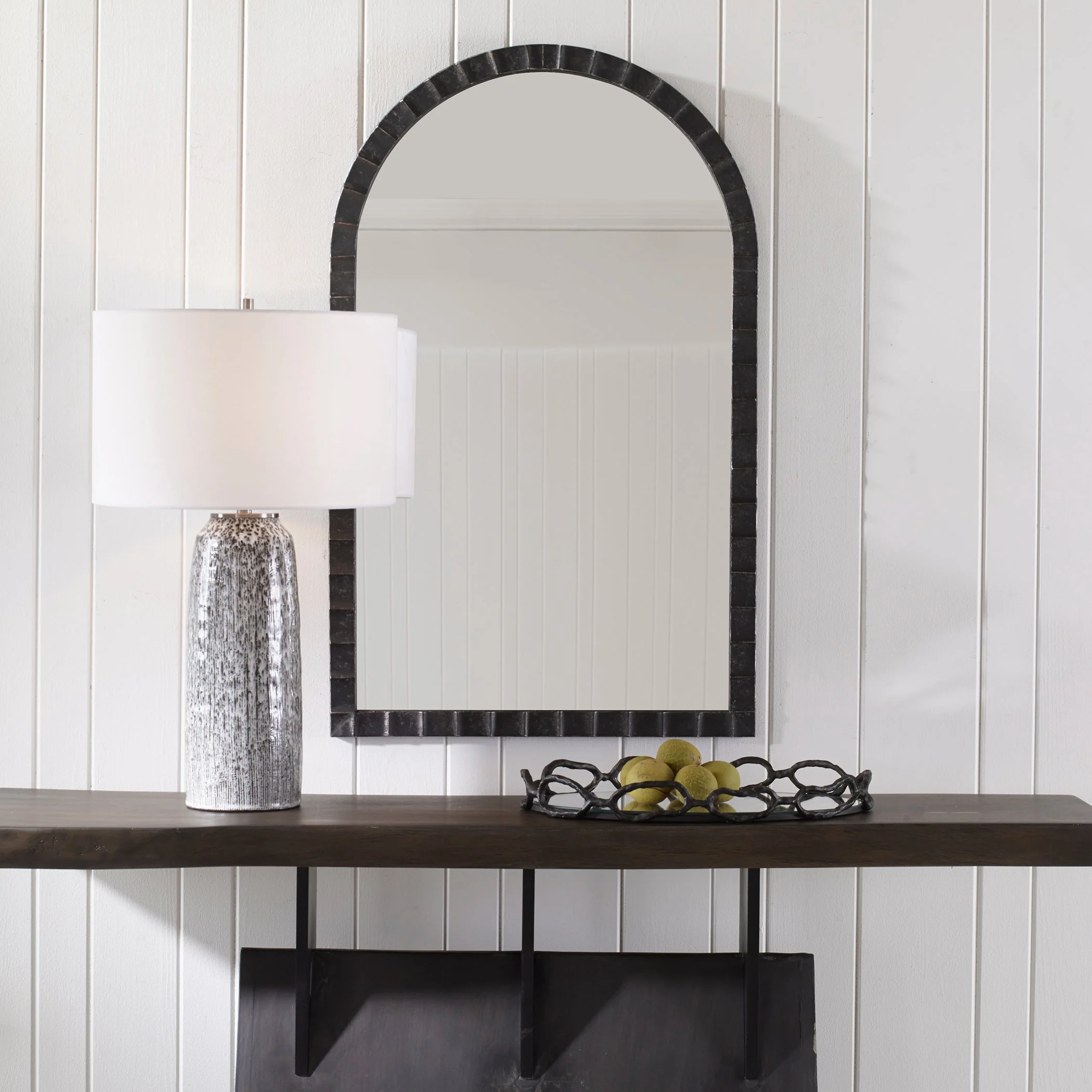 Dandridge Arch Mirror, Black - Image 2