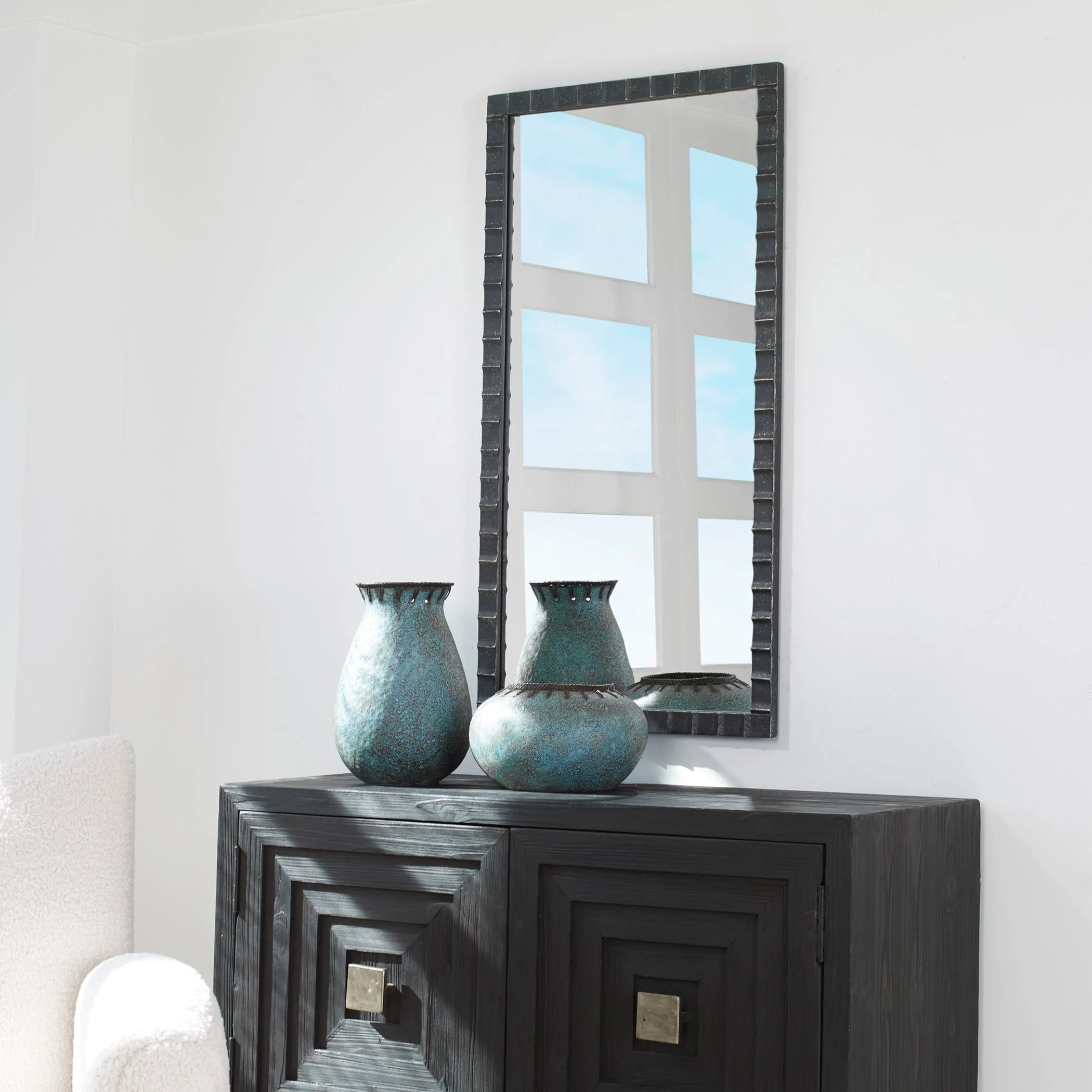 Dandridge Mirror, Black - Image 4