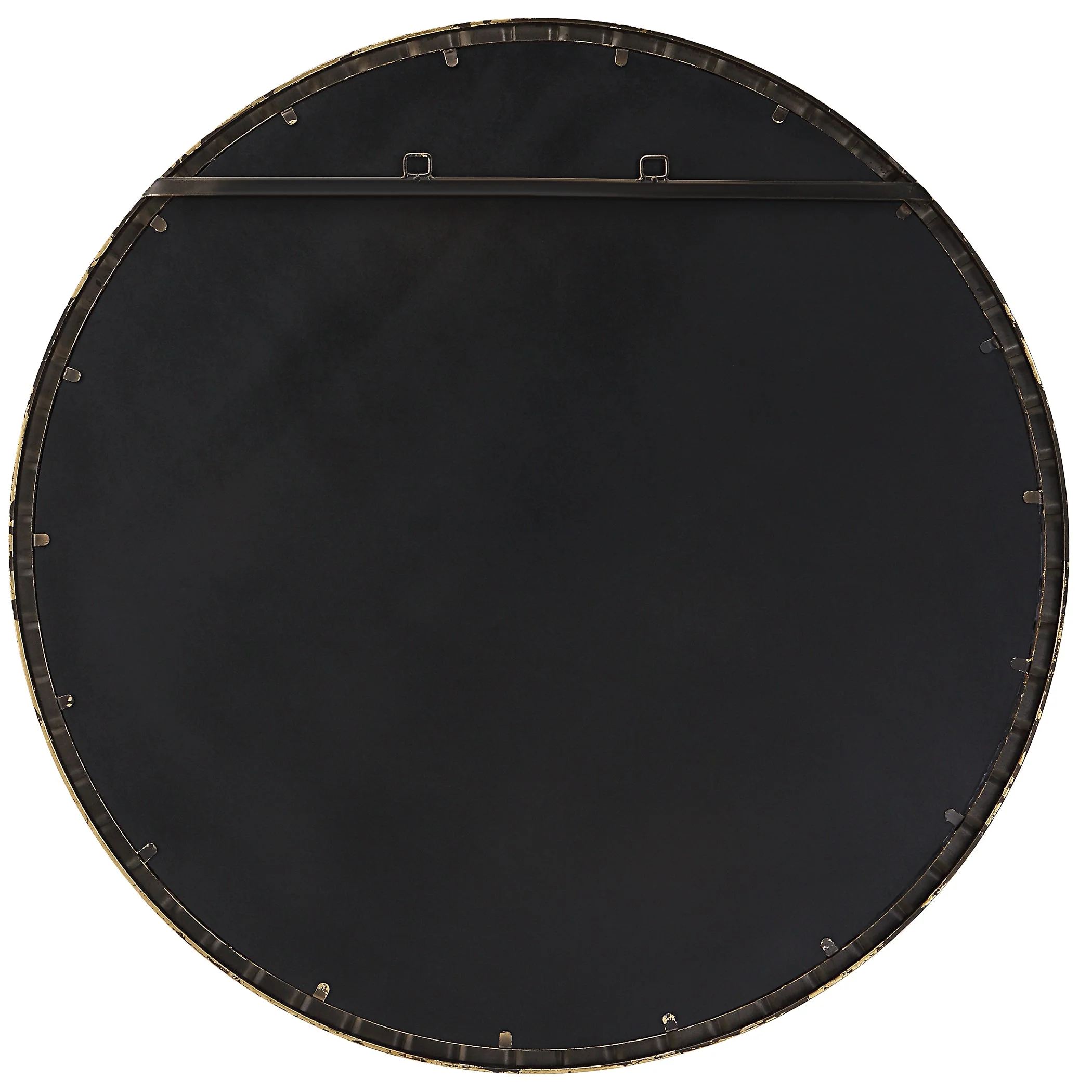 Dandridge Round Mirror, Gold - Image 7