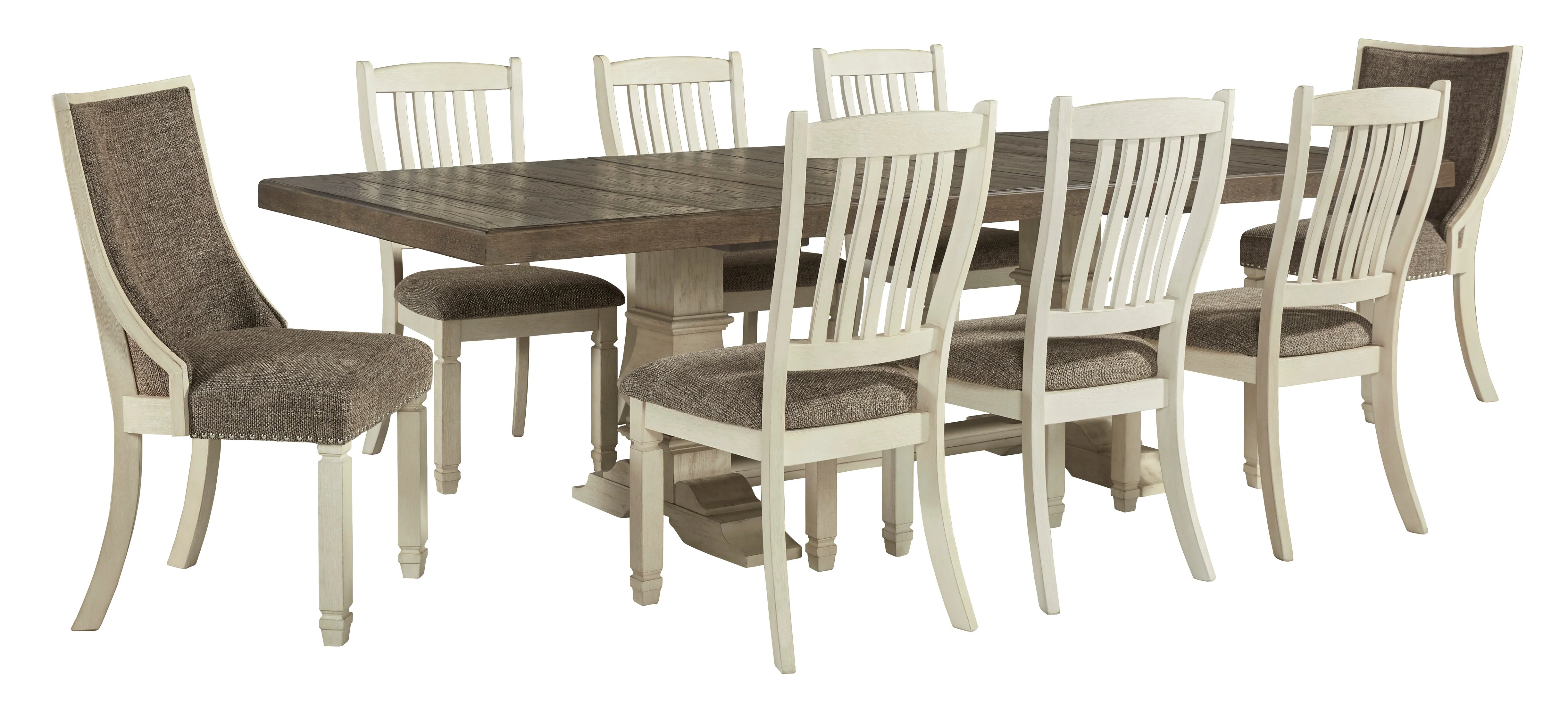 Dining Table Set 10 Chairs - Image 9