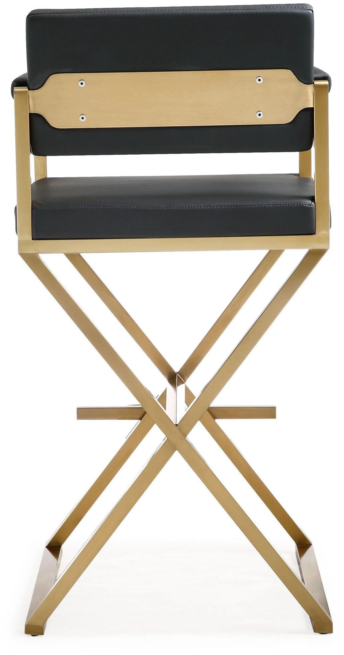 Director Black Gold Steel Barstool - Image 5
