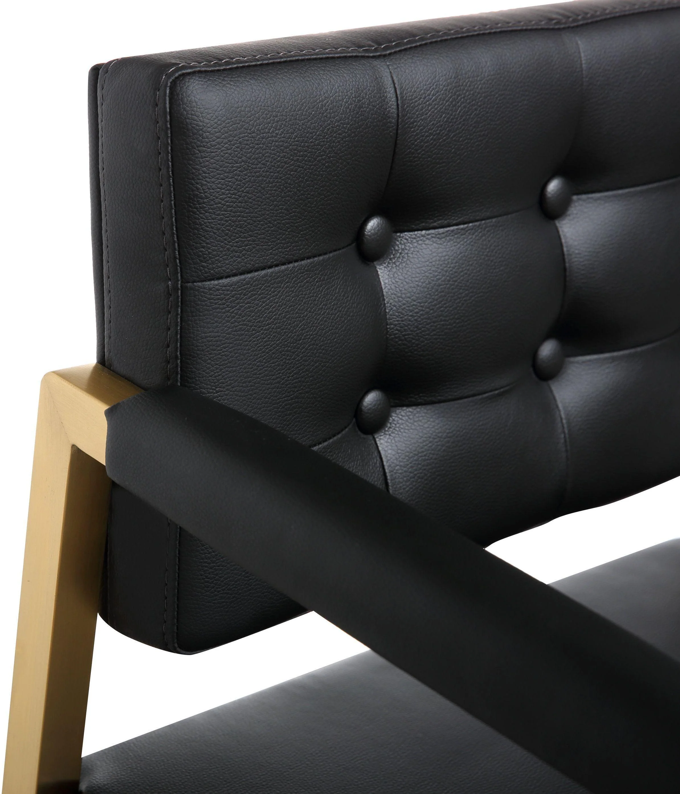 Director Black Gold Steel Counter Stool - Image 6