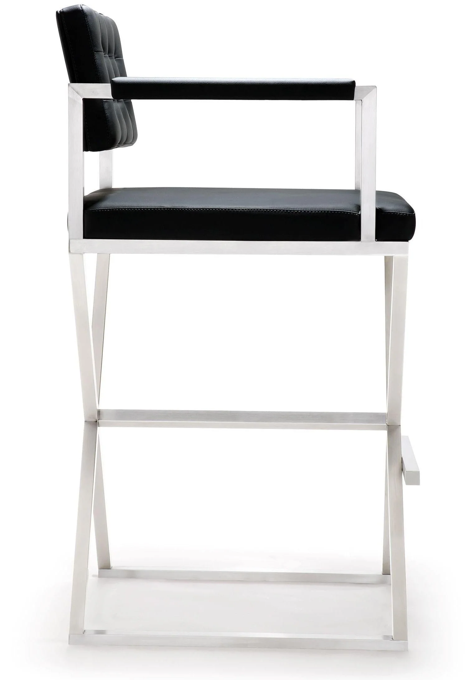 Director Black Steel Barstool - Image 4