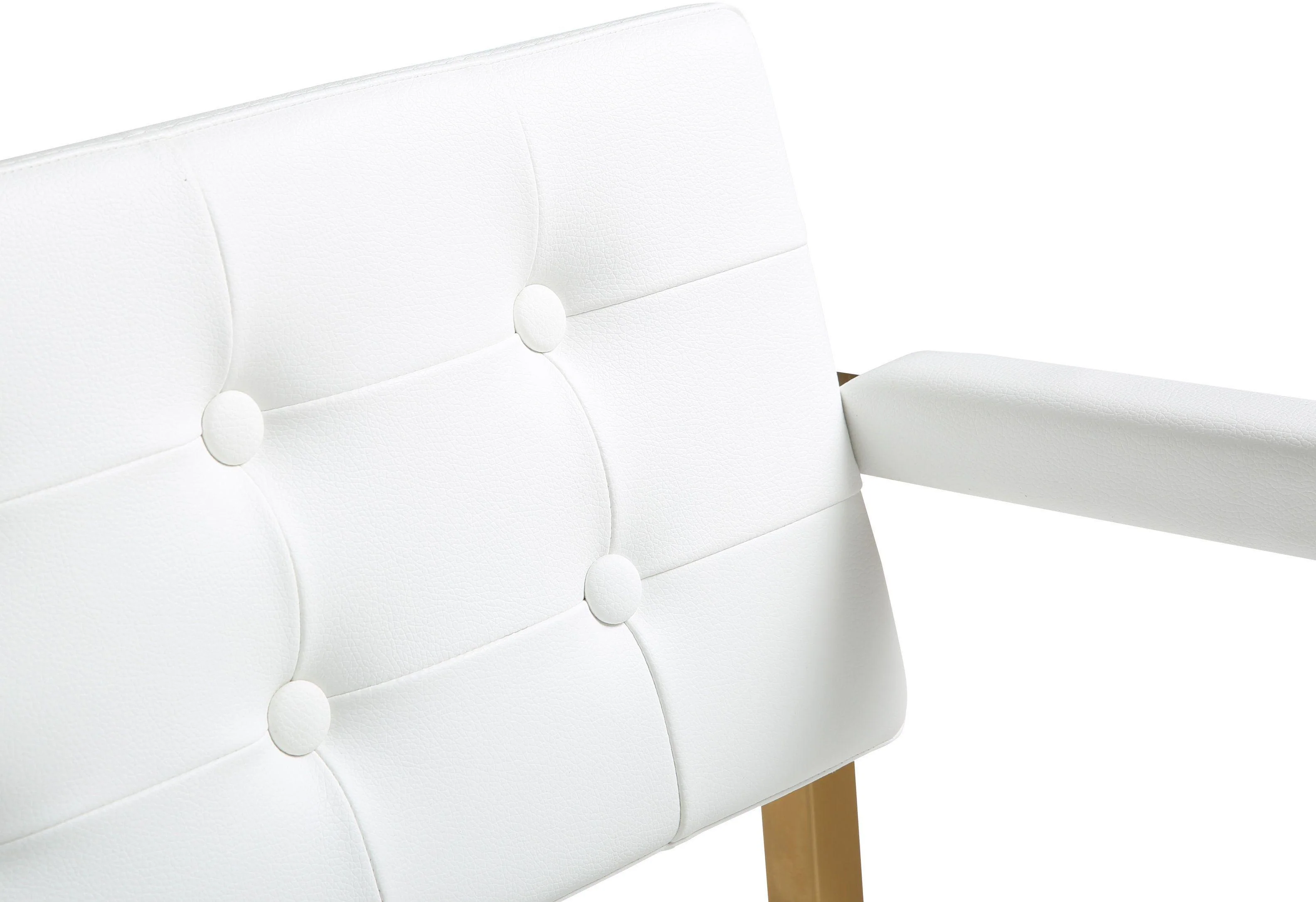 Director White Gold Steel Barstool - Image 7