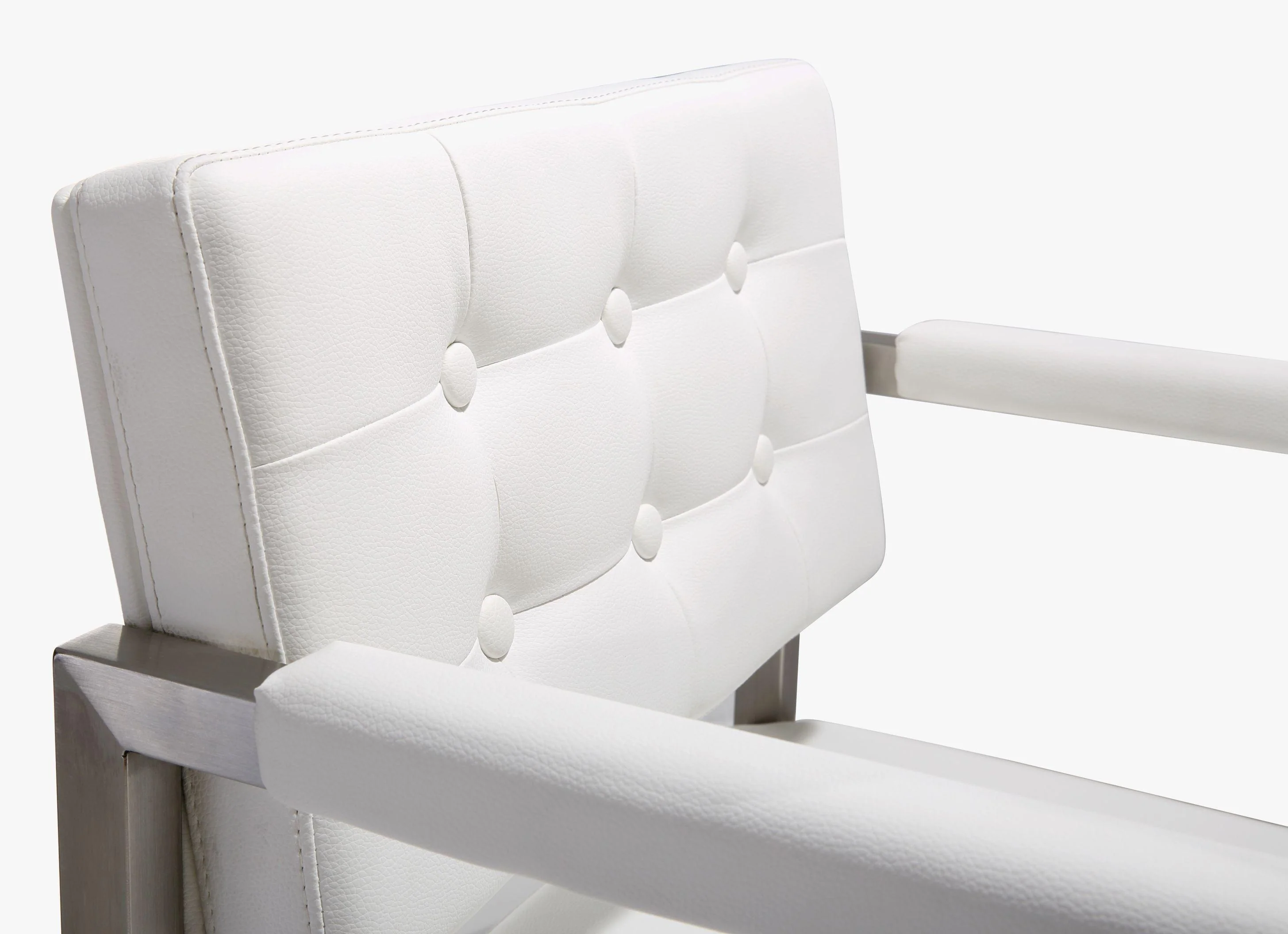 Director White Steel Counter Stool - Image 6