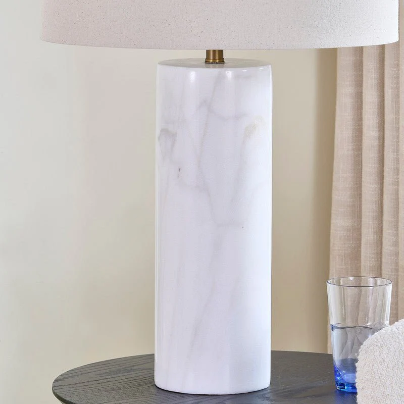 Echo Grey Marble Table Lamp - Image 4
