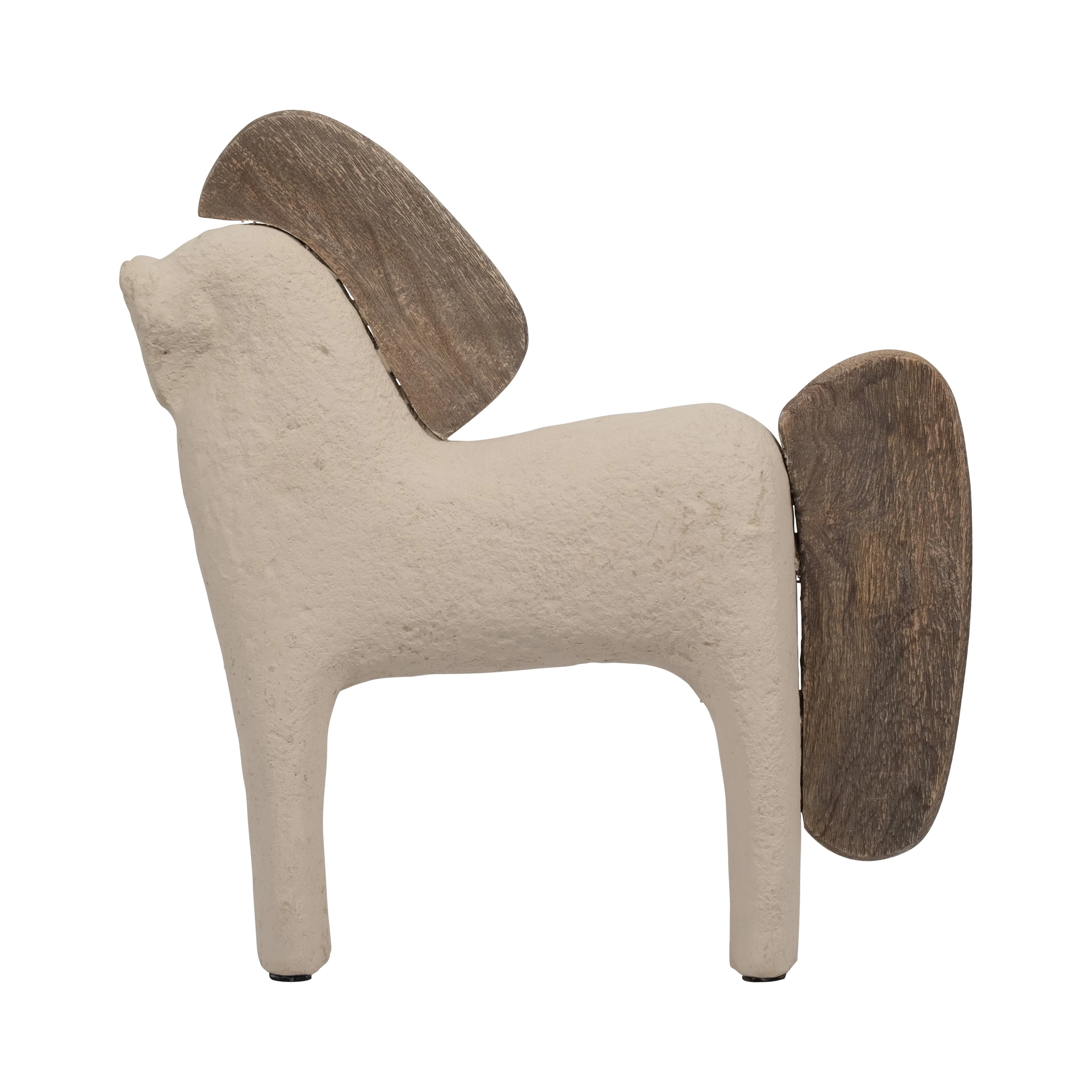 Ecomix, 12" Horse Deco, Ivory - Image 12
